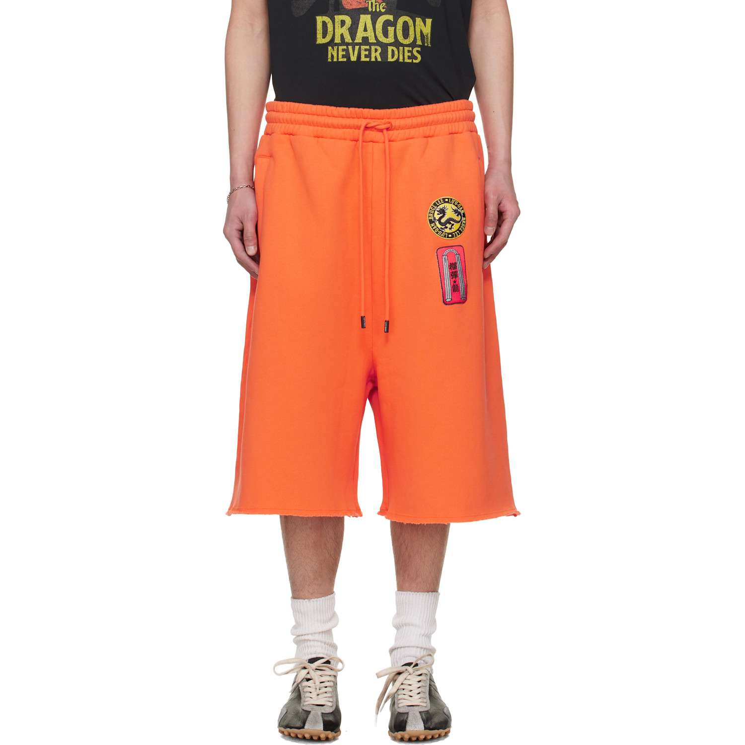 LU'U DAN BRUCE LEE x LỰU ĐẠN Orange Zoku Shorts
