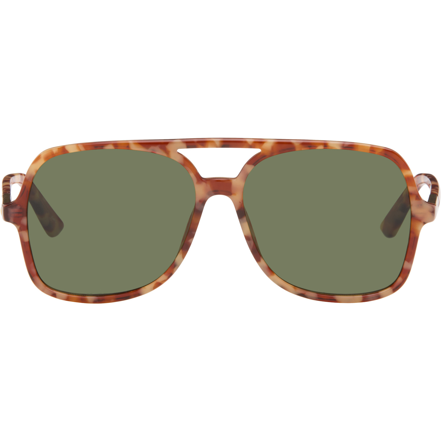 Chloé Brown Aviator Sunglasses