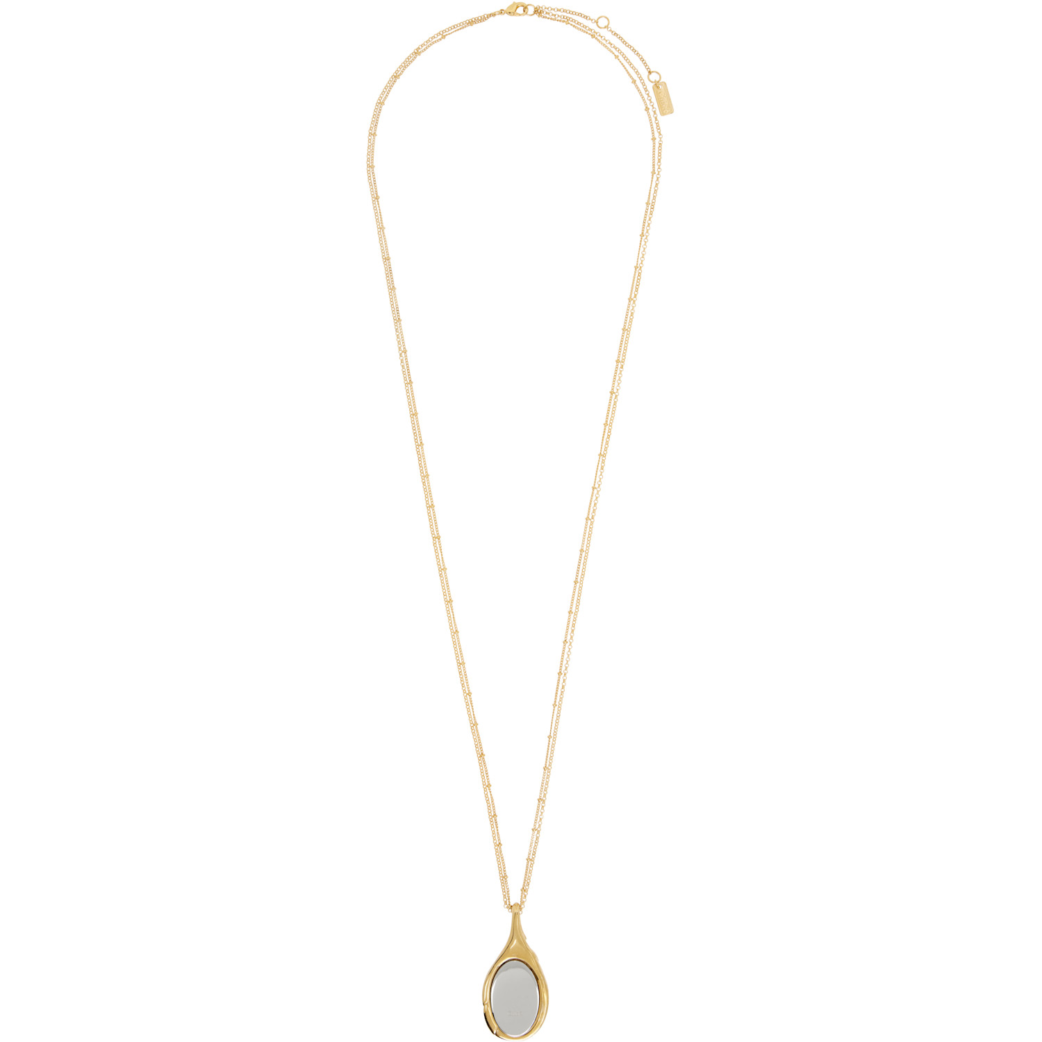 Chloé Mirrored Pendant Necklace
