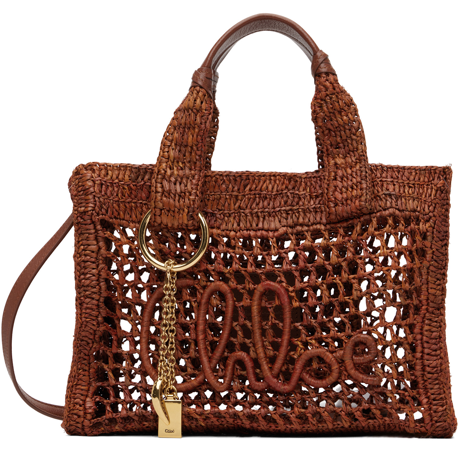Chloé Brown Made For A Woman Edition Summer Banana Tote