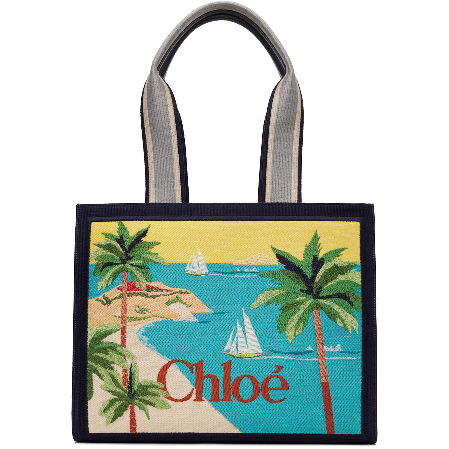 Chloé Navy 'Chloé Soleil' Tote