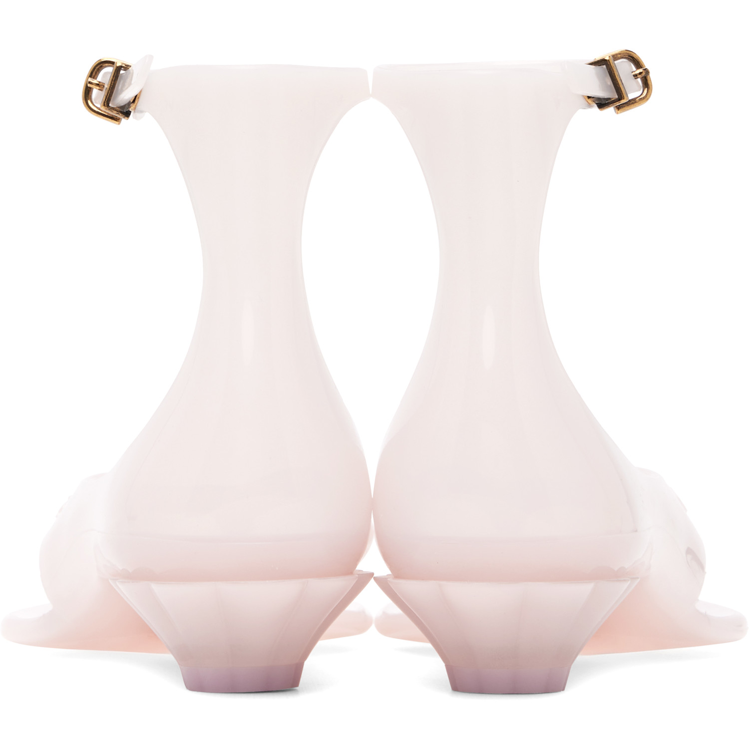  Chloé Pink 'chloé Jelly' Heeled Sandals 