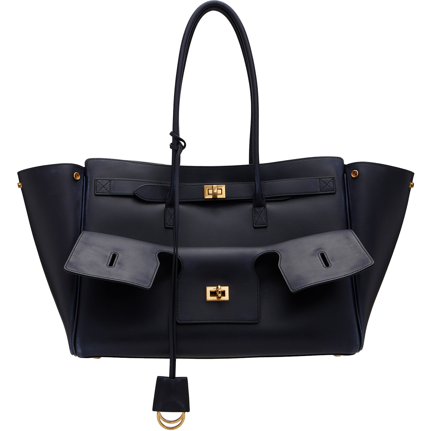 Balenciaga Navy Bel Air Carry All M Bag