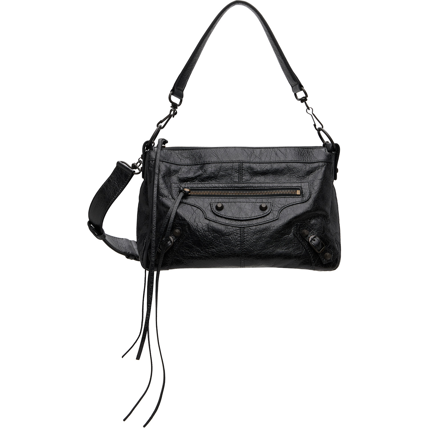 Balenciaga Black 'Le City Moto' Bag