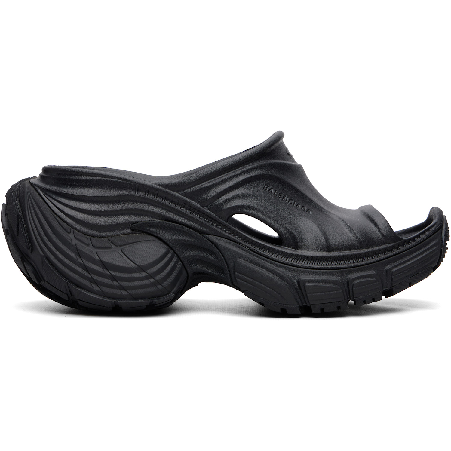 Balenciaga Black 6XL Sandals