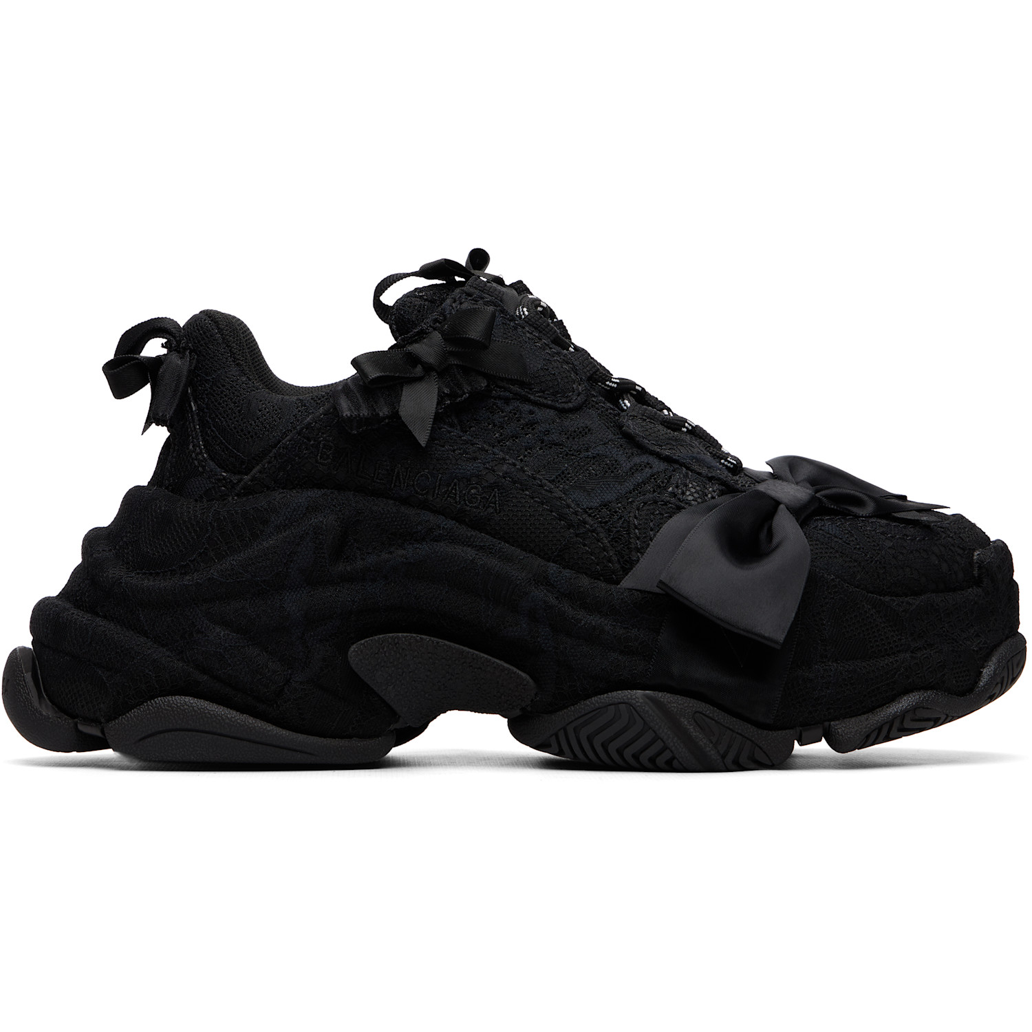Balenciaga Black Triple S Sneakers