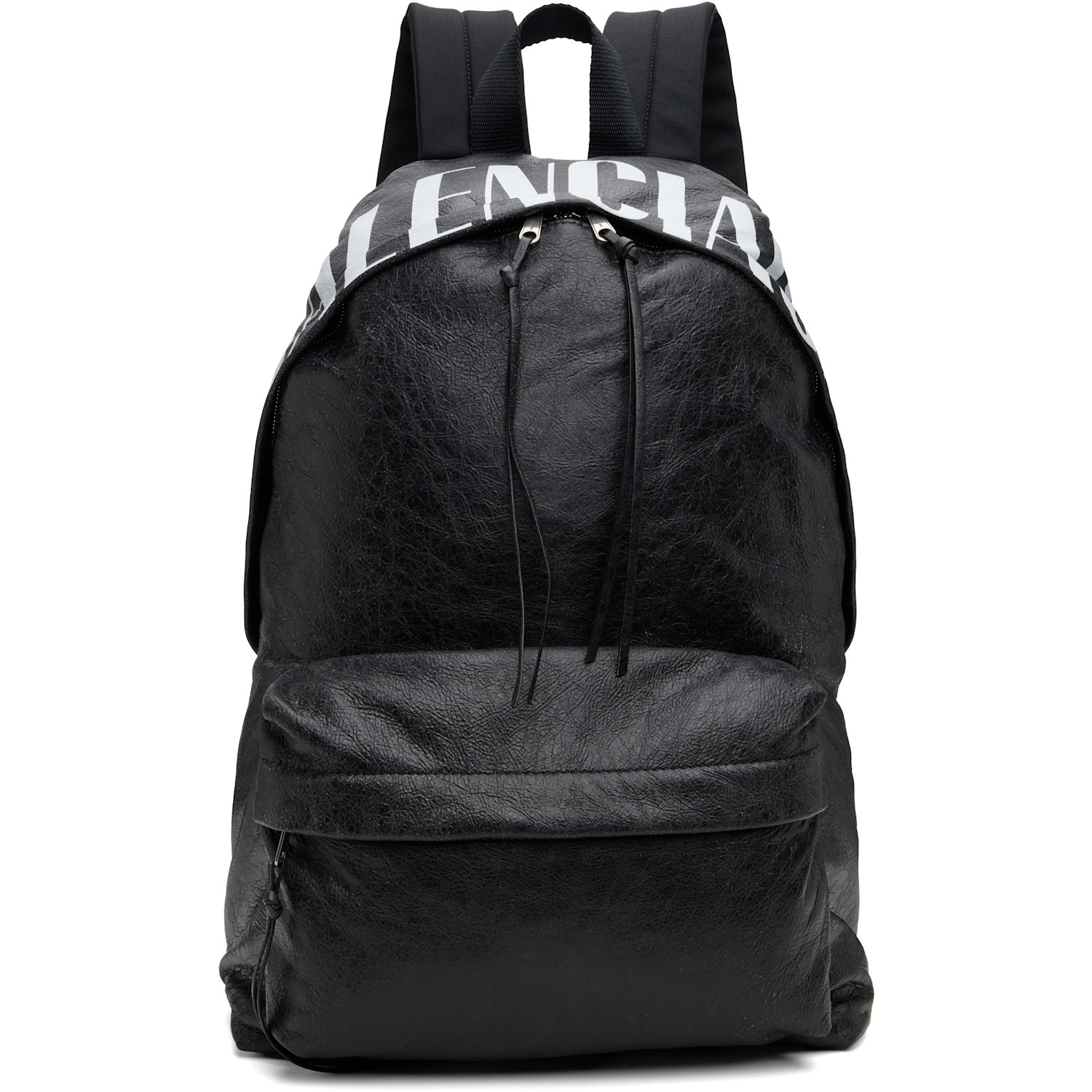 Balenciaga Black Vintage Area Storico Editor Backpack