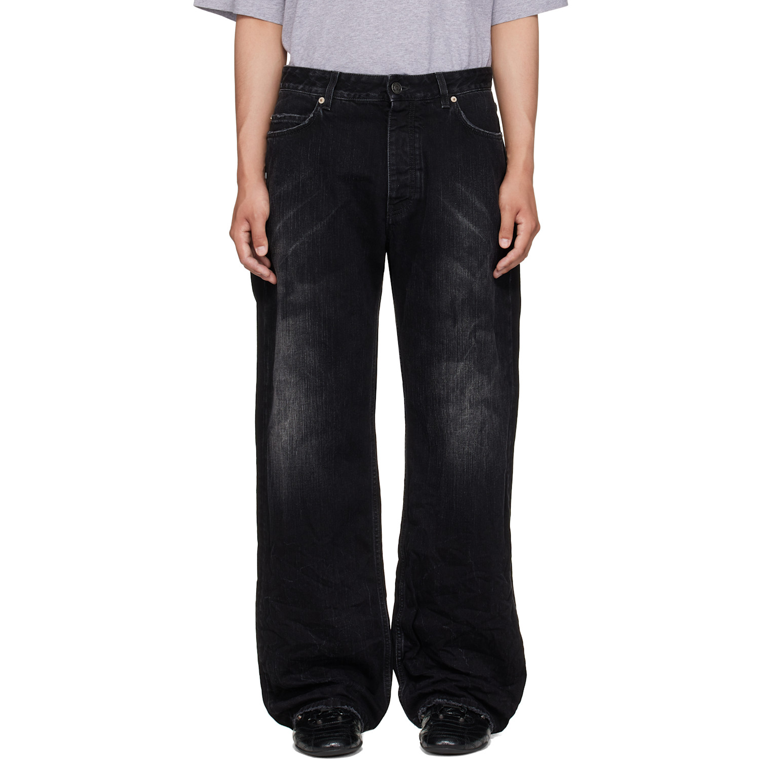 Balenciaga Black Relaxed Fit Jeans