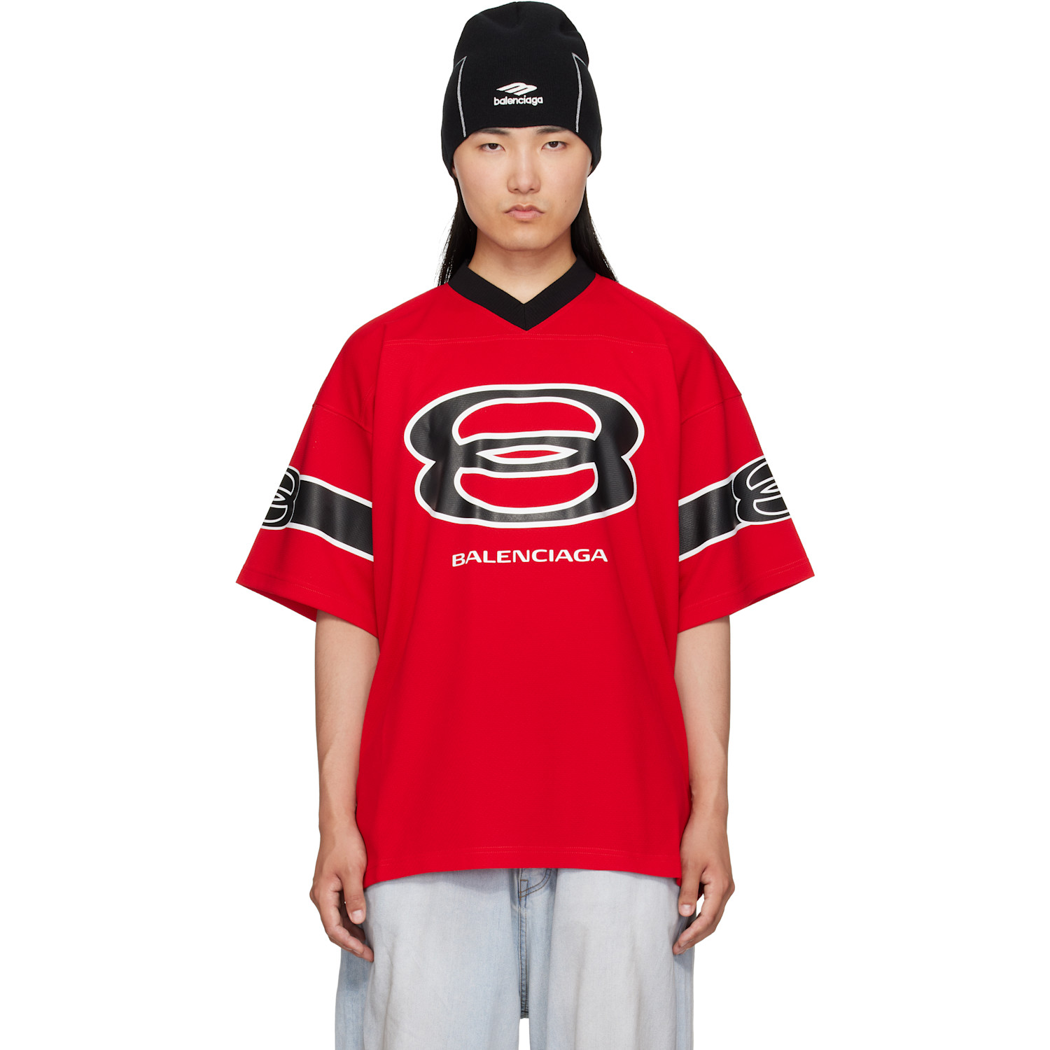Balenciaga Red Football Jersey