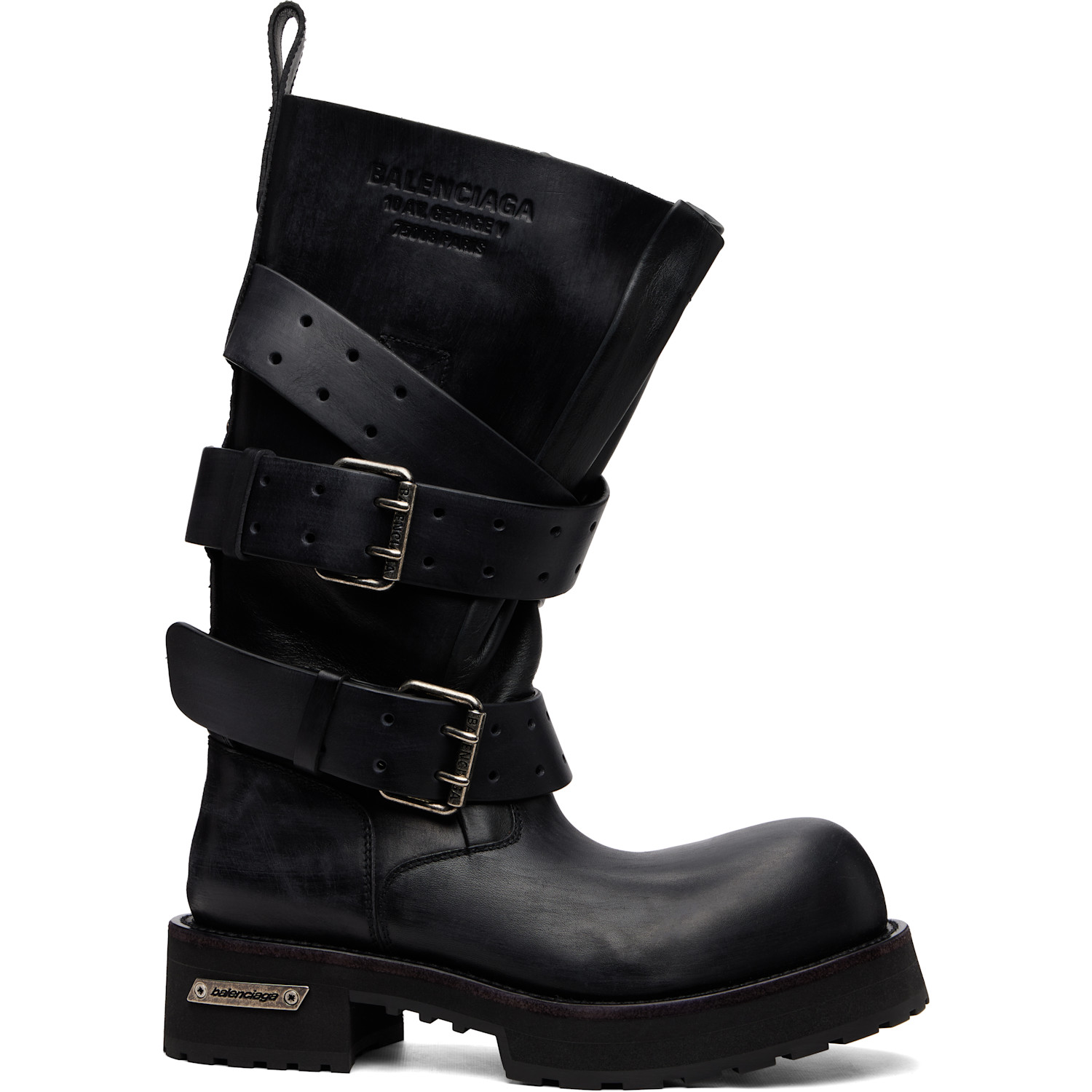 Balenciaga Black Venom High Boots