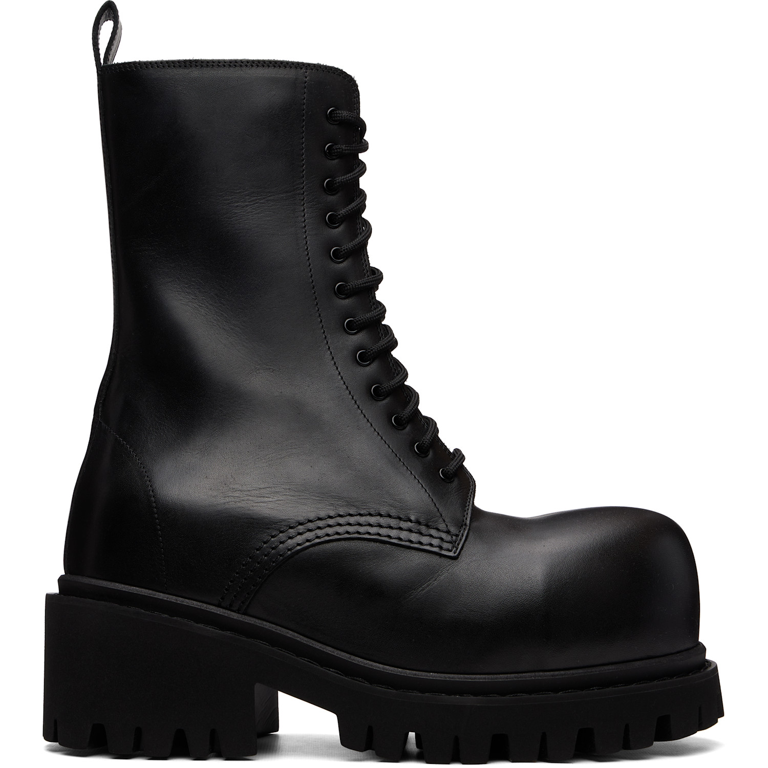 Balenciaga Black Stomper Boots