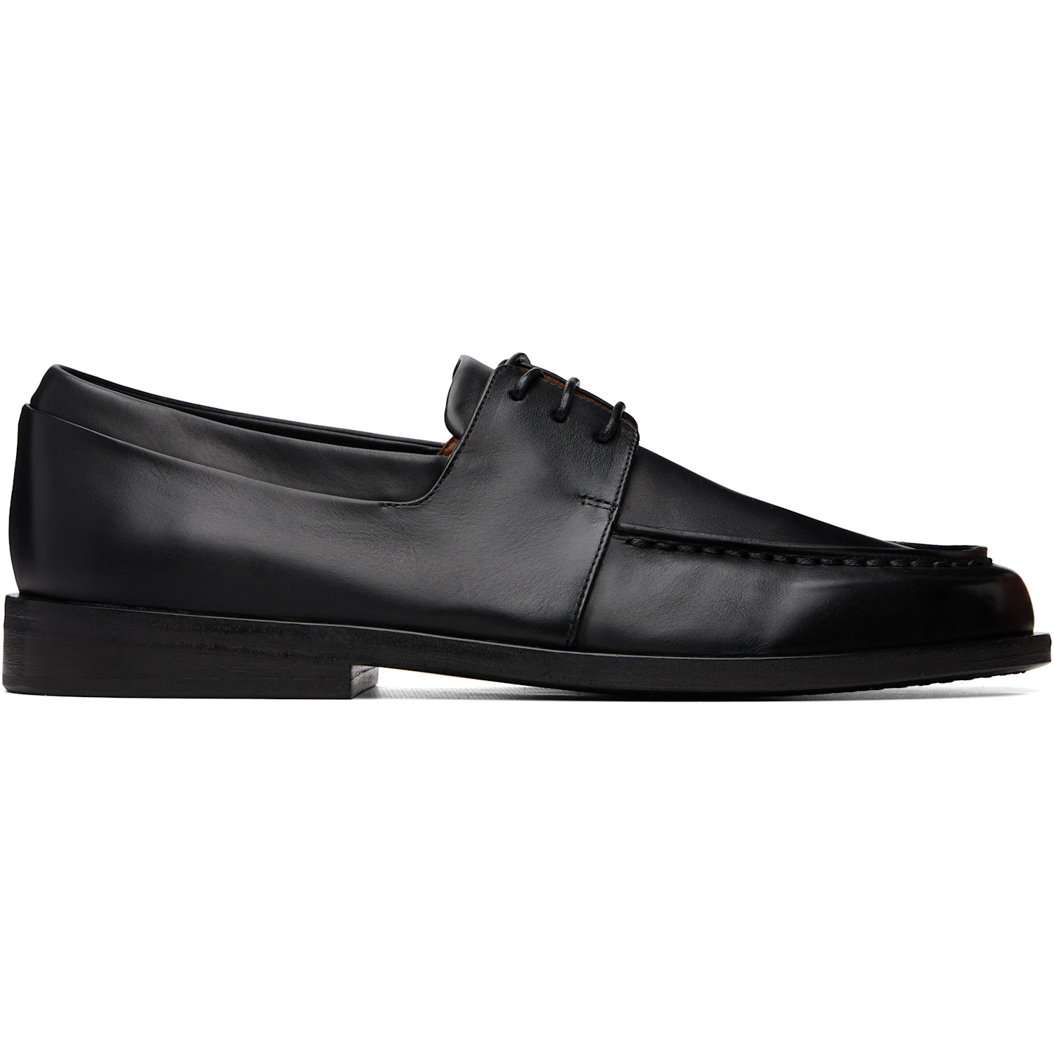 Marsèll Black Mocasso Leather Derbys