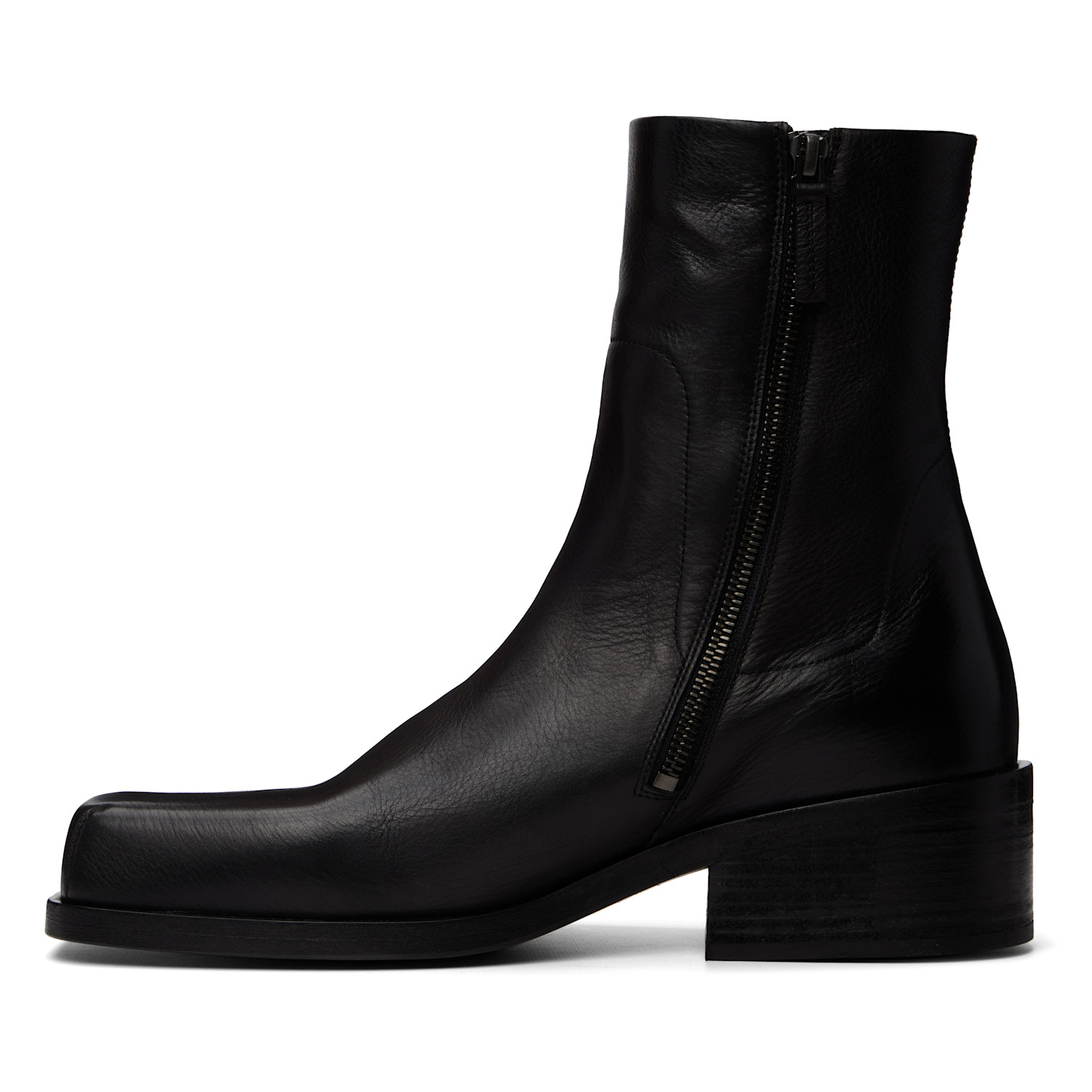  Marsèll Black Cassello Ankle Boots 