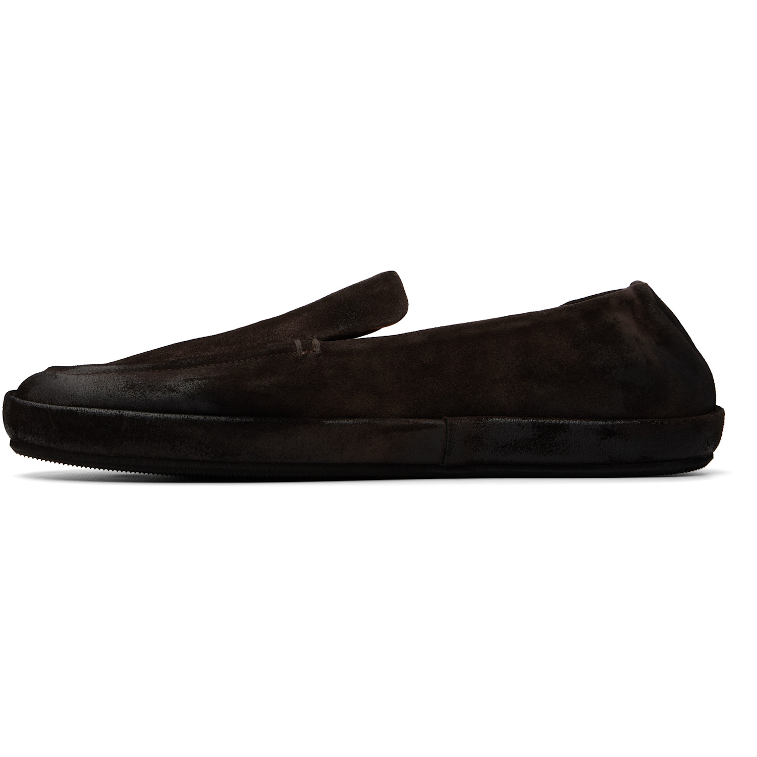  Marsèll Brown Scatopelle Suede Loafers 