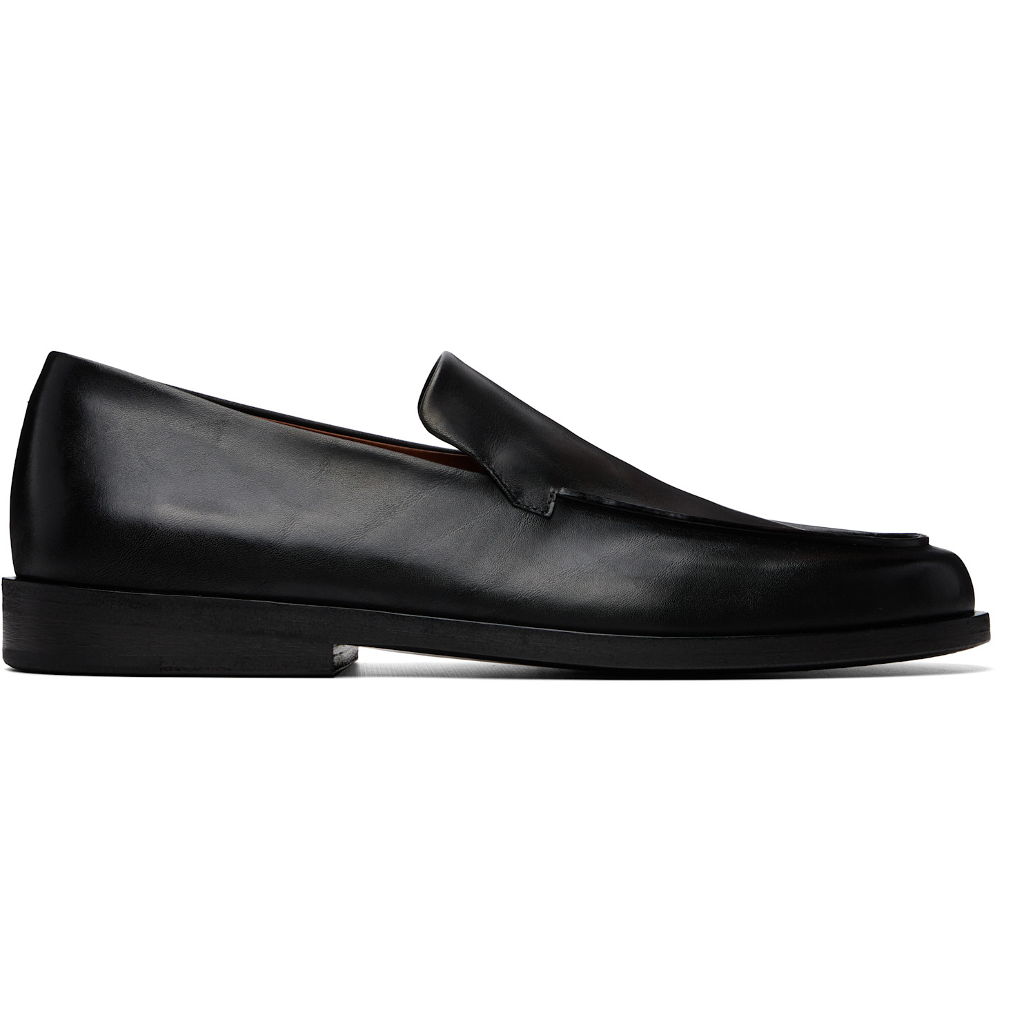 Marsèll Black Mocasso Leather Loafers