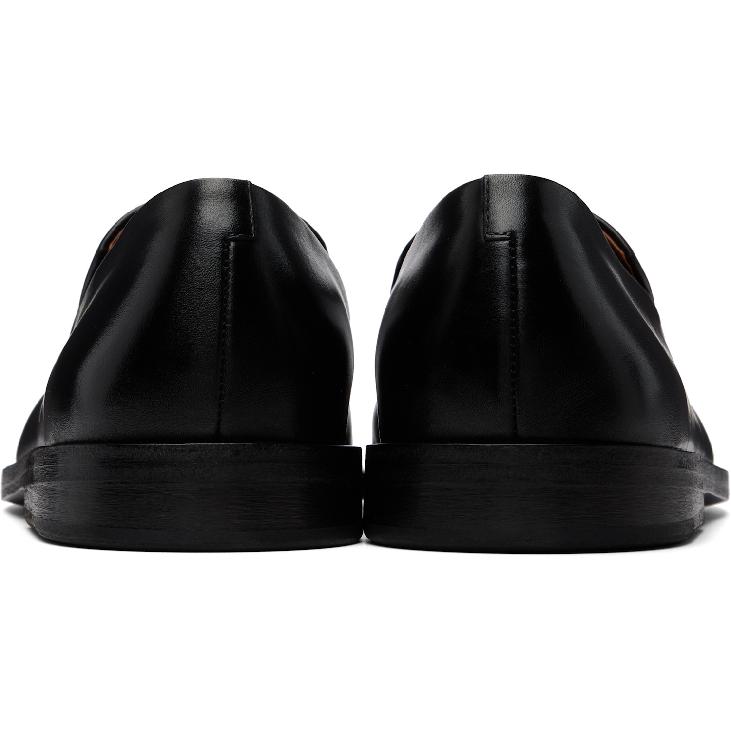  Marsèll Black Mocasso Leather Loafers 