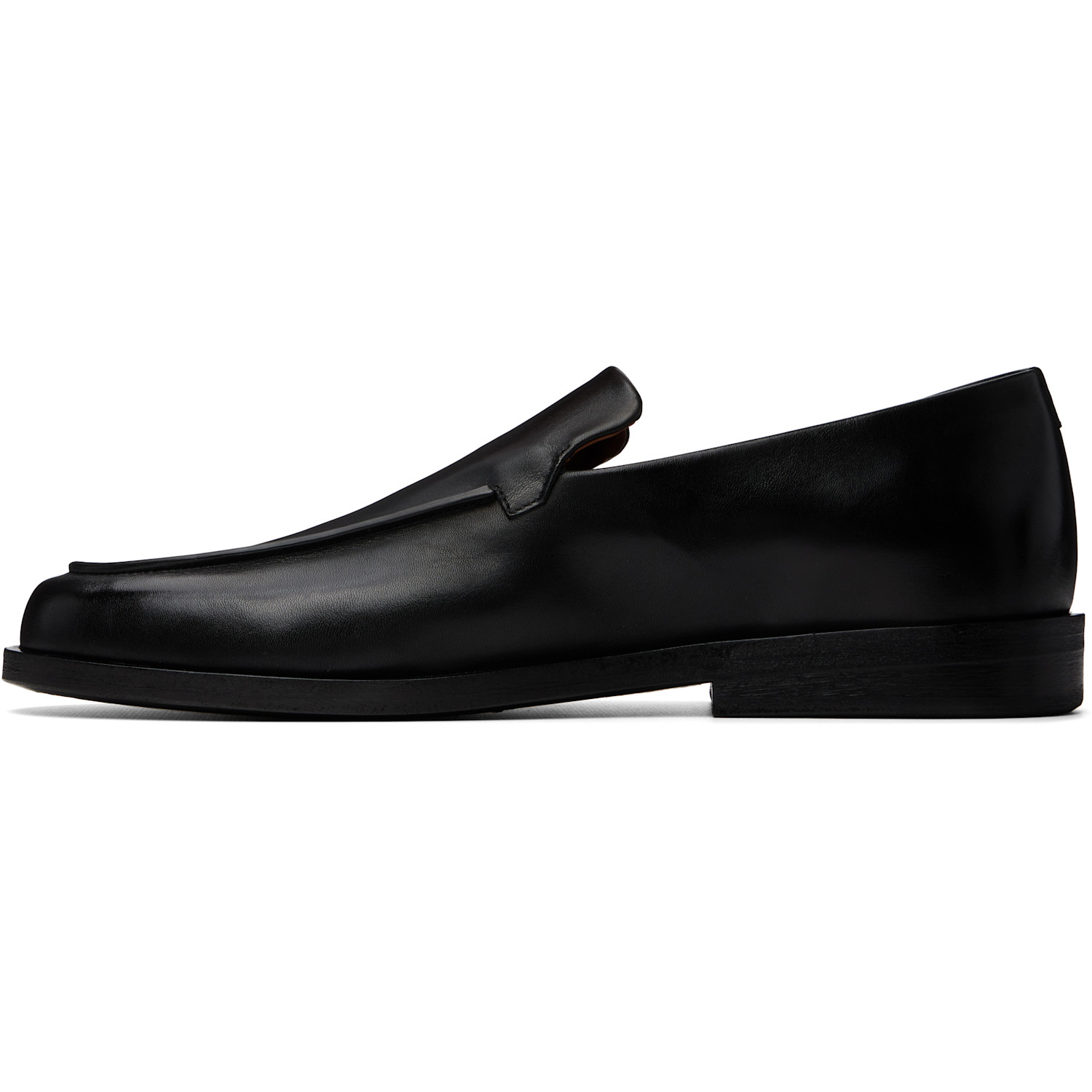  Marsèll Black Mocasso Leather Loafers 