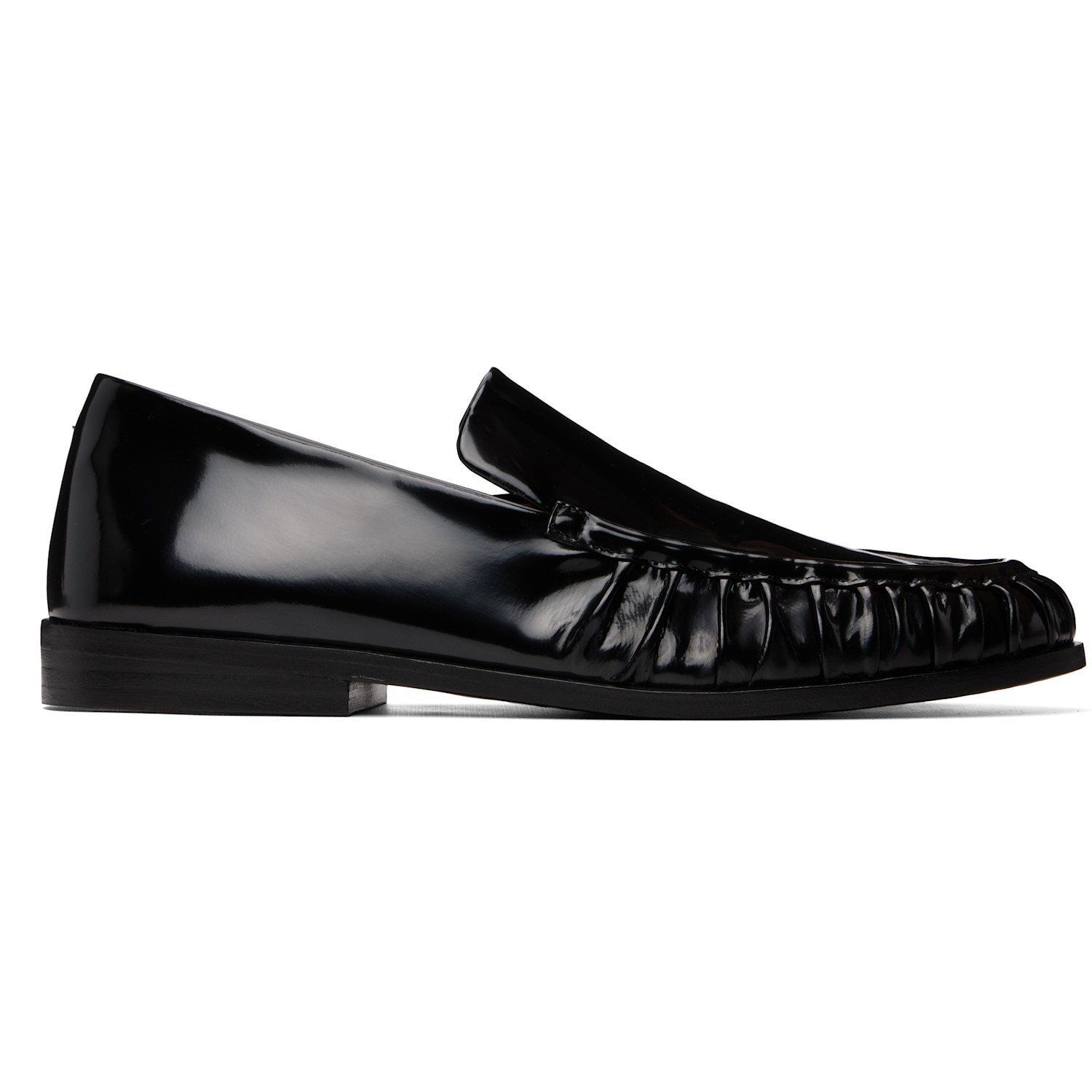 Marsèll Black Leather Loafers