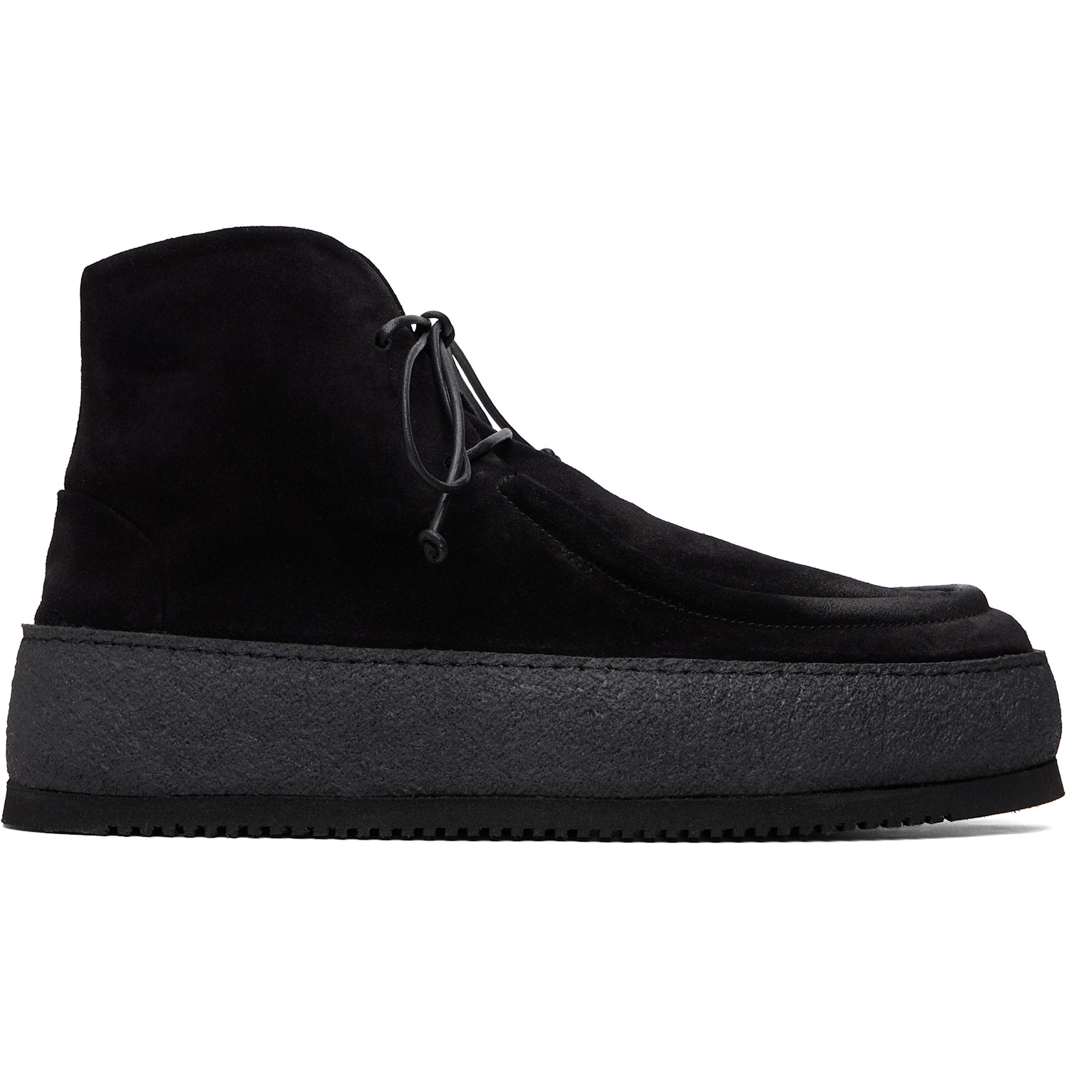 Marsèll Black Parapana Leather Ankle Boots