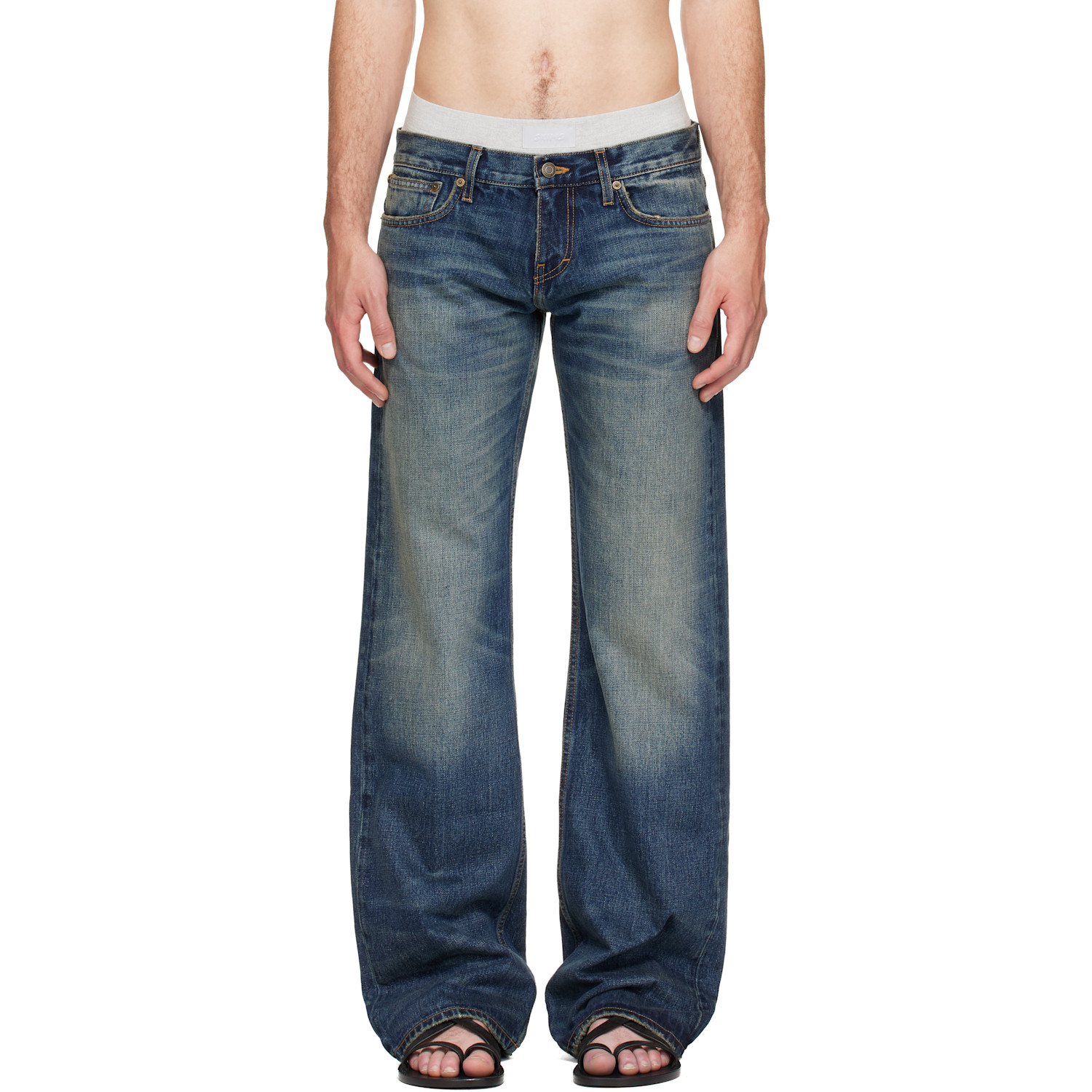 Raimundo Langlois Indigo Bootcut Jeans