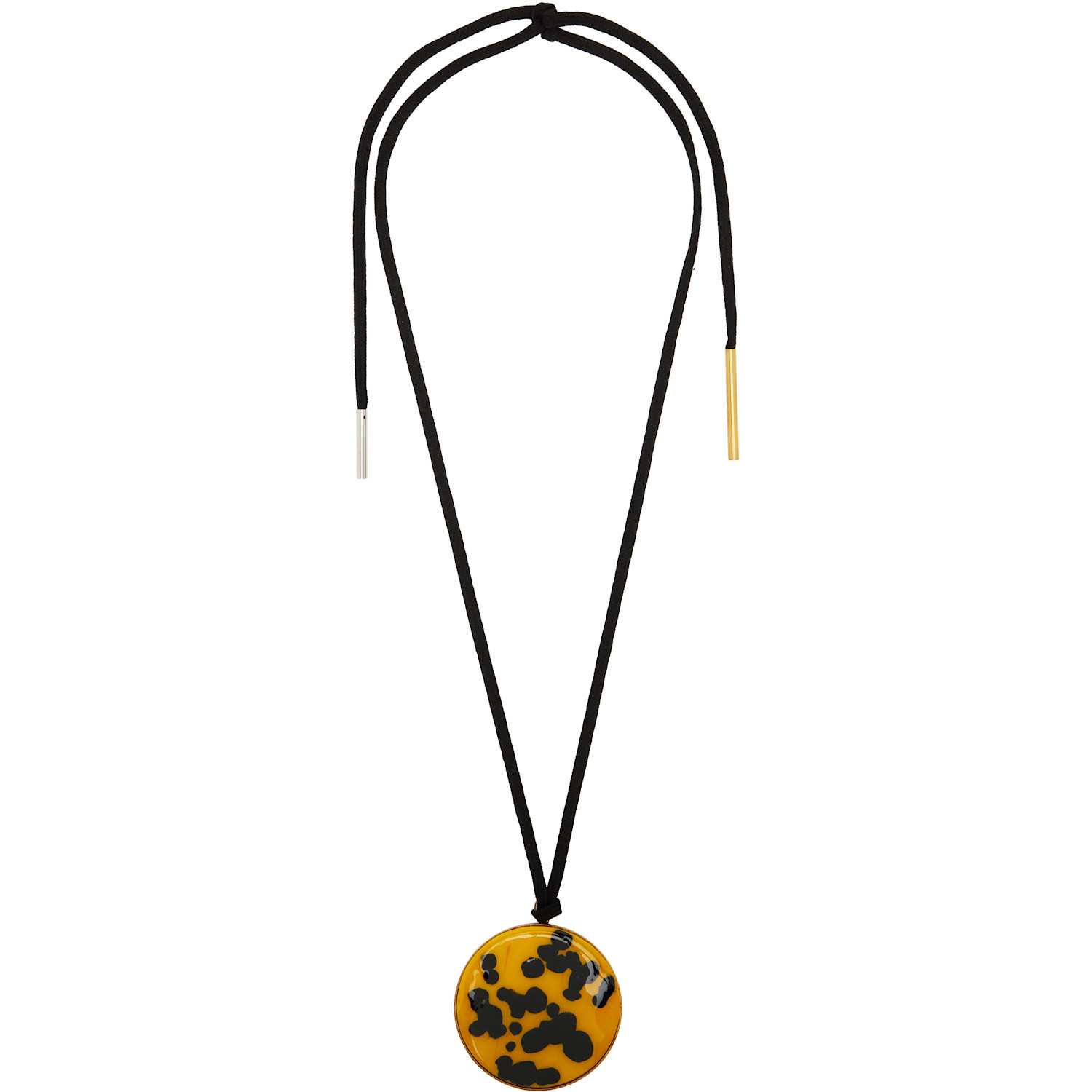 Dries Van Noten Pendant Necklace In 209 Amber