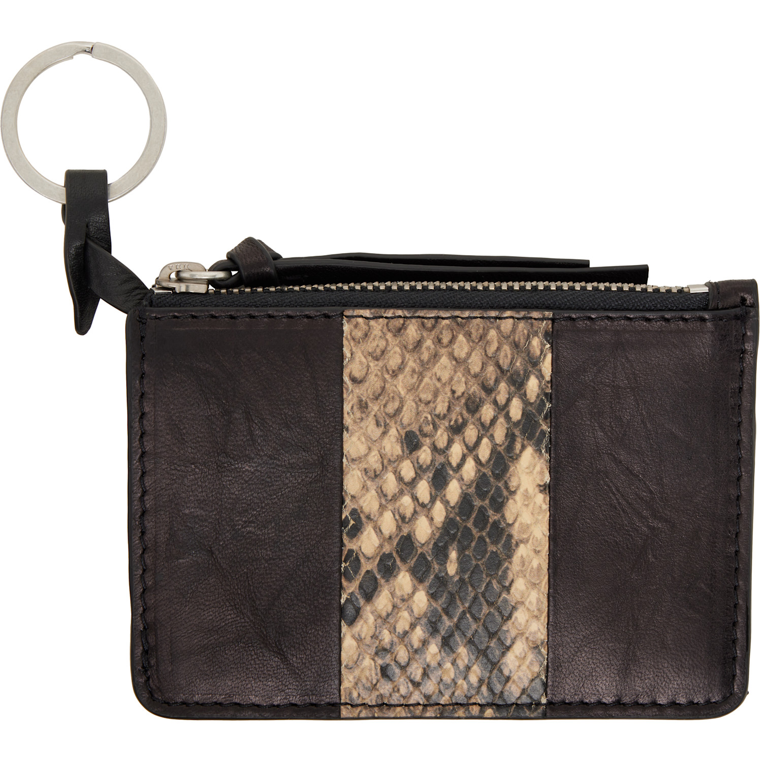 Dries Van Noten Black & Beige Calfskin Wallet