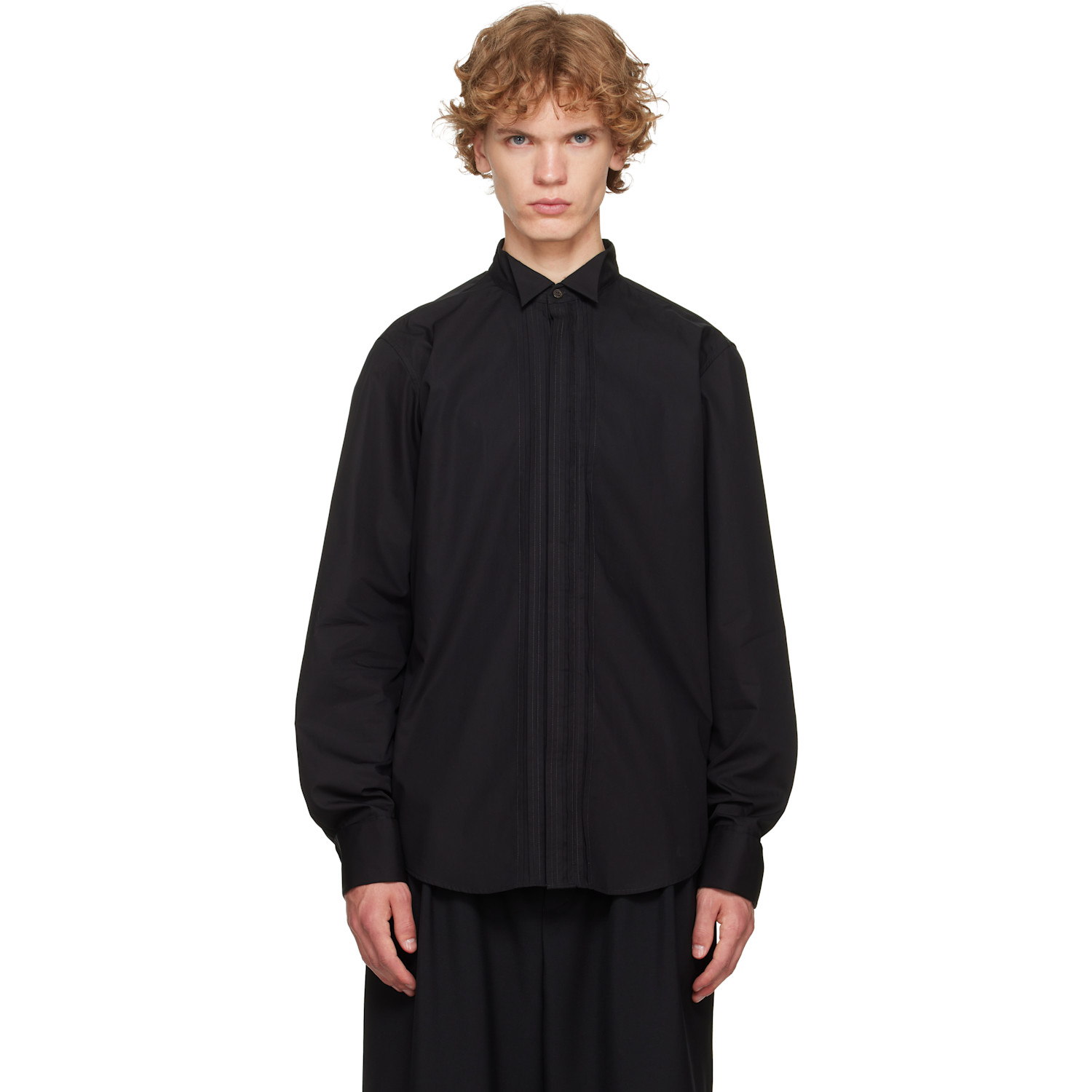 Dries Van Noten Black Cotton Shirt