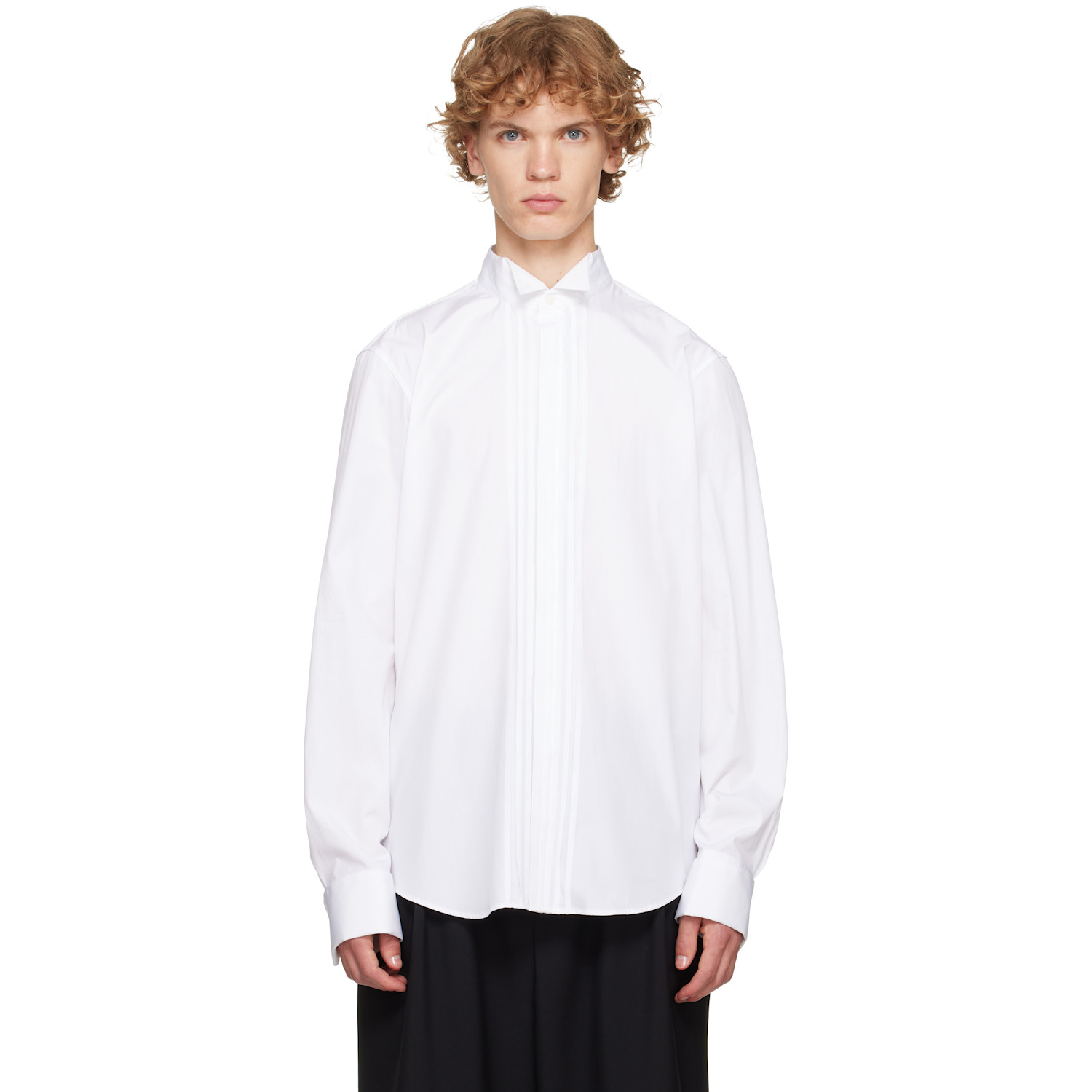 Dries Van Noten White Cotton Shirt