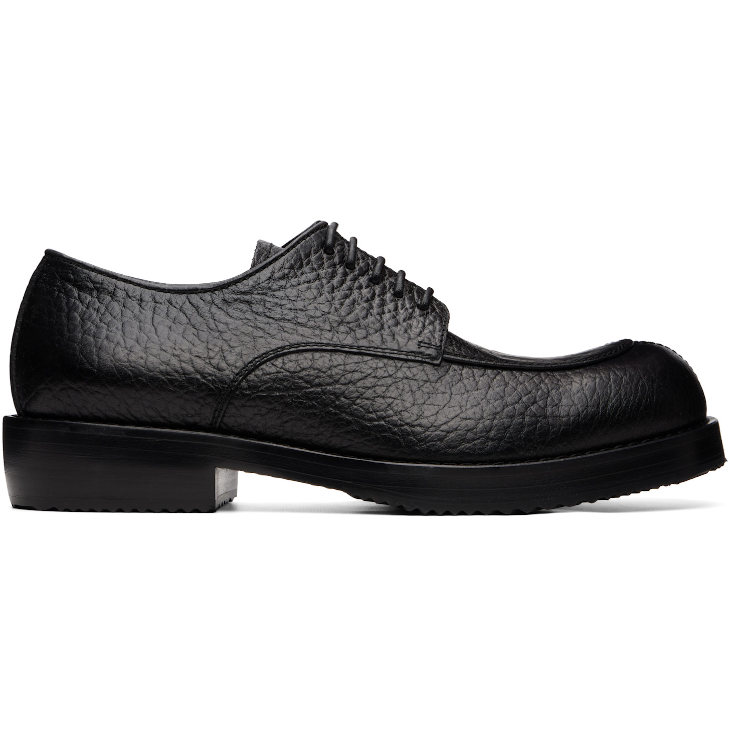 Dries Van Noten Black Leather Derbys