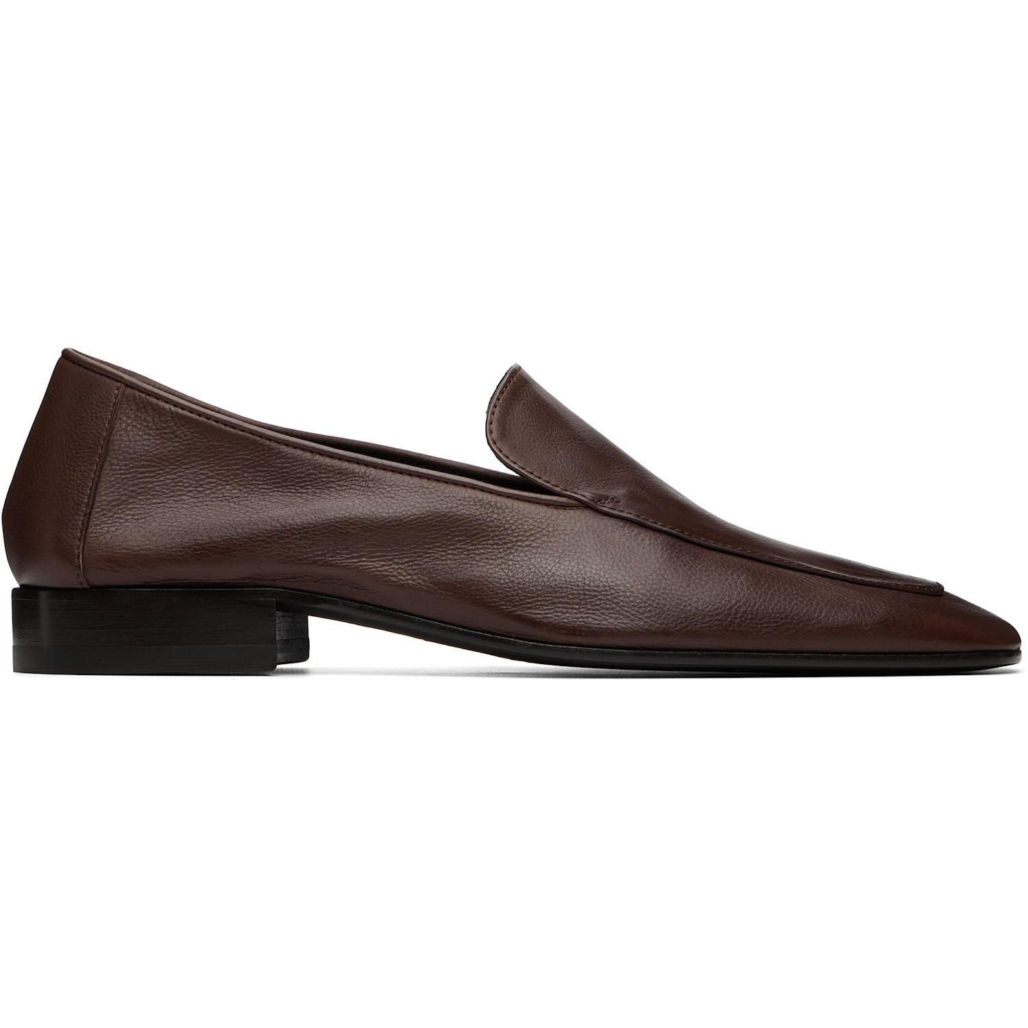 Dries Van Noten Brown Leather Loafers