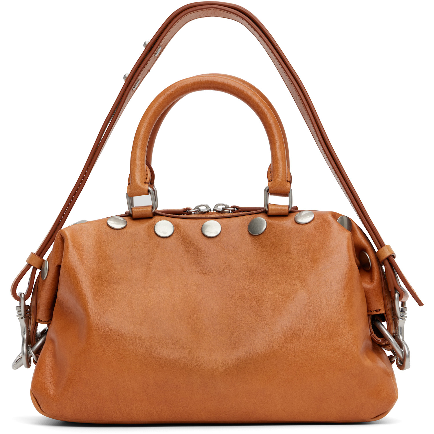 MARGESHERWOOD Brown Dumpling Stud Mini Bag