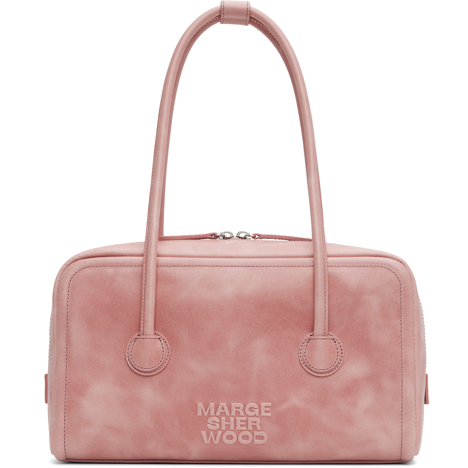 MARGESHERWOOD Pink Soft Boston Small Bag