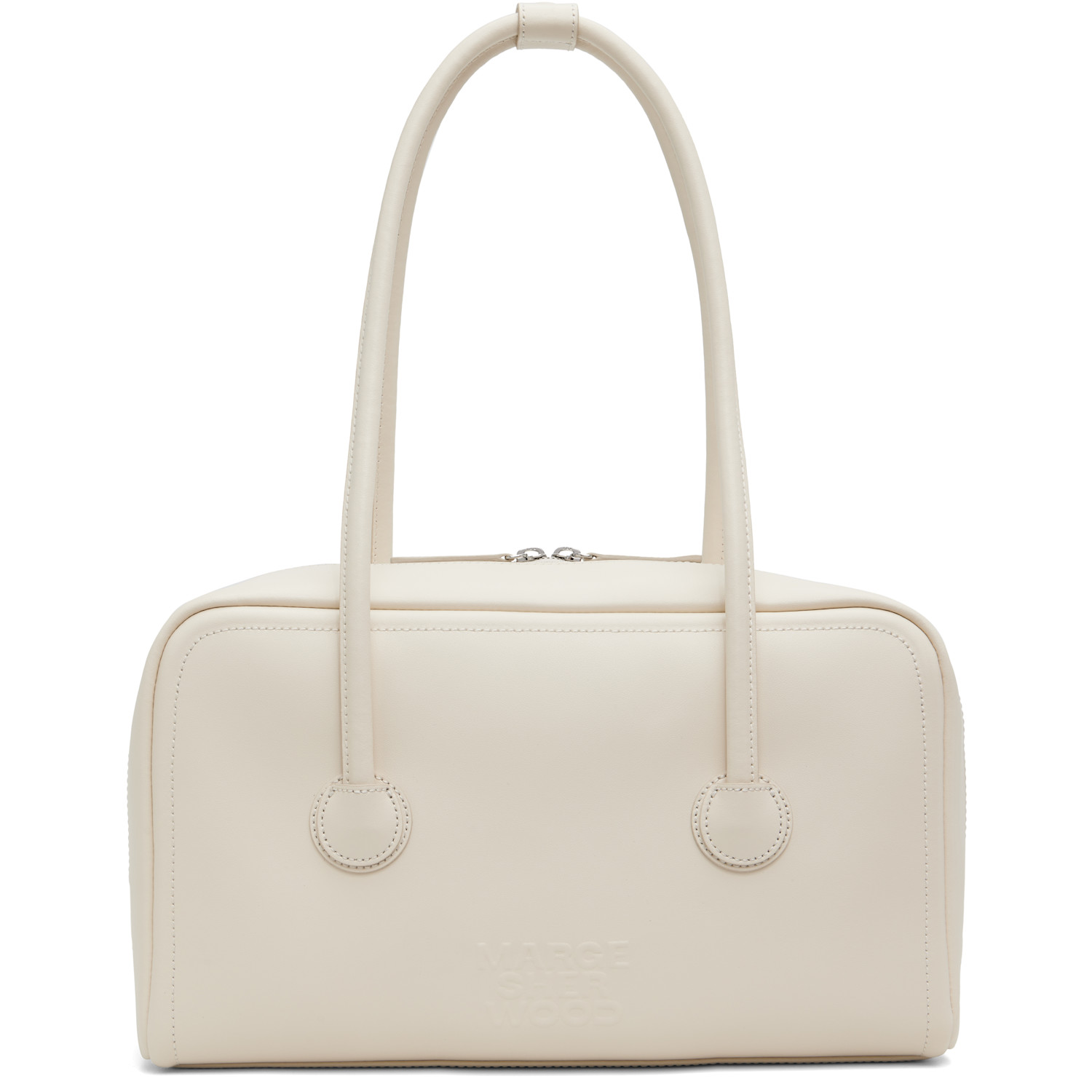 MARGESHERWOOD Off-White Soft Boston Bag