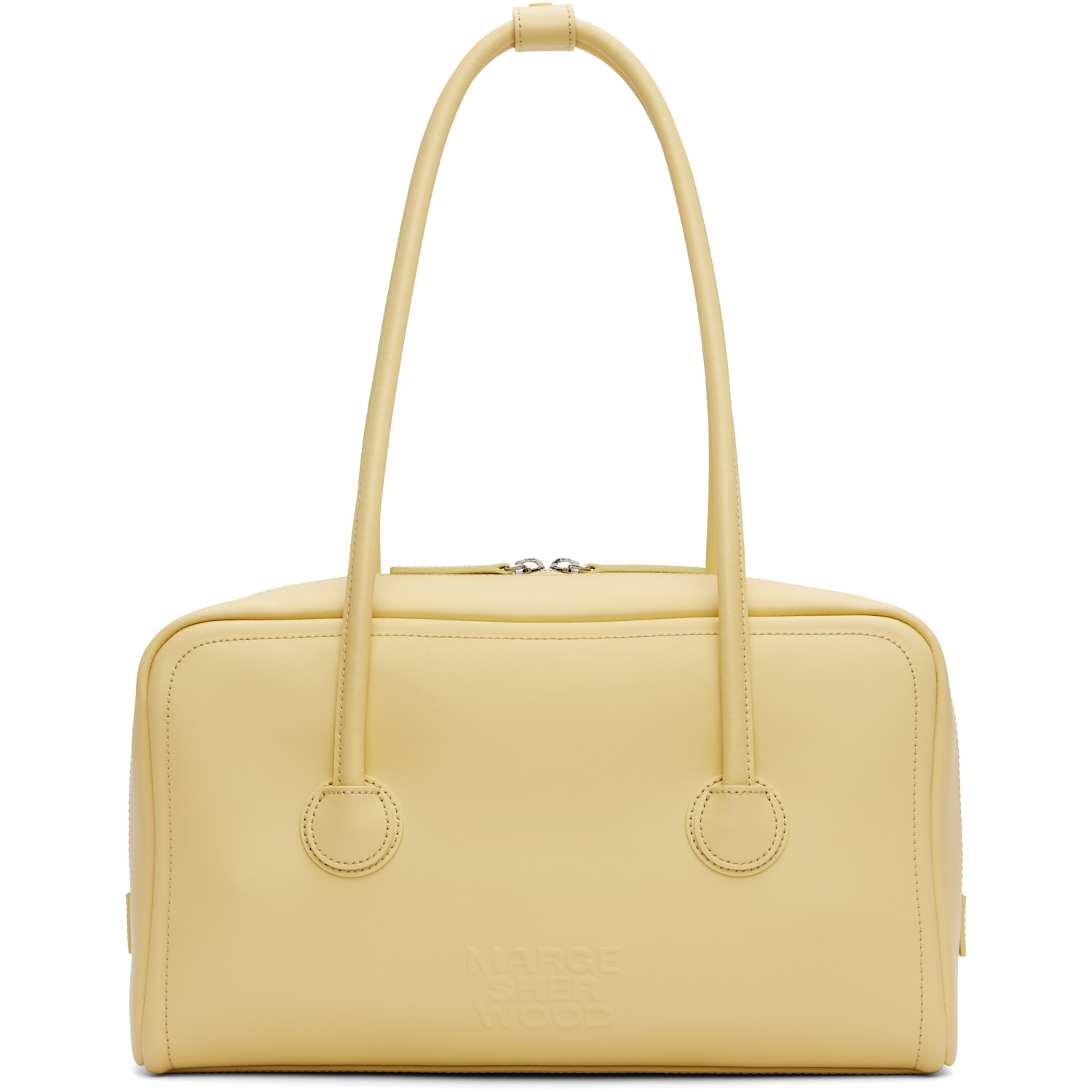 MARGESHERWOOD Yellow Soft Boston Bag