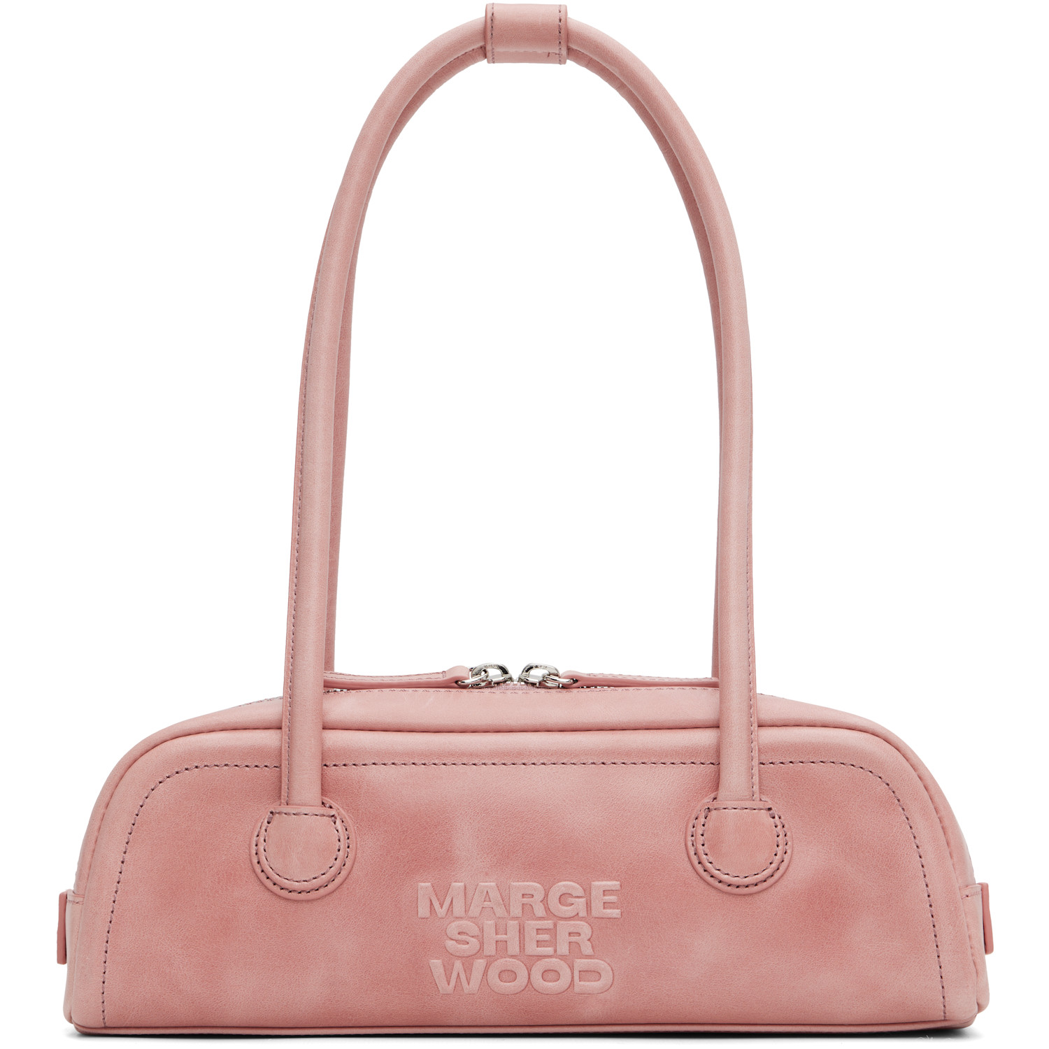 MARGESHERWOOD Pink Soft Boston EW Mini Bag