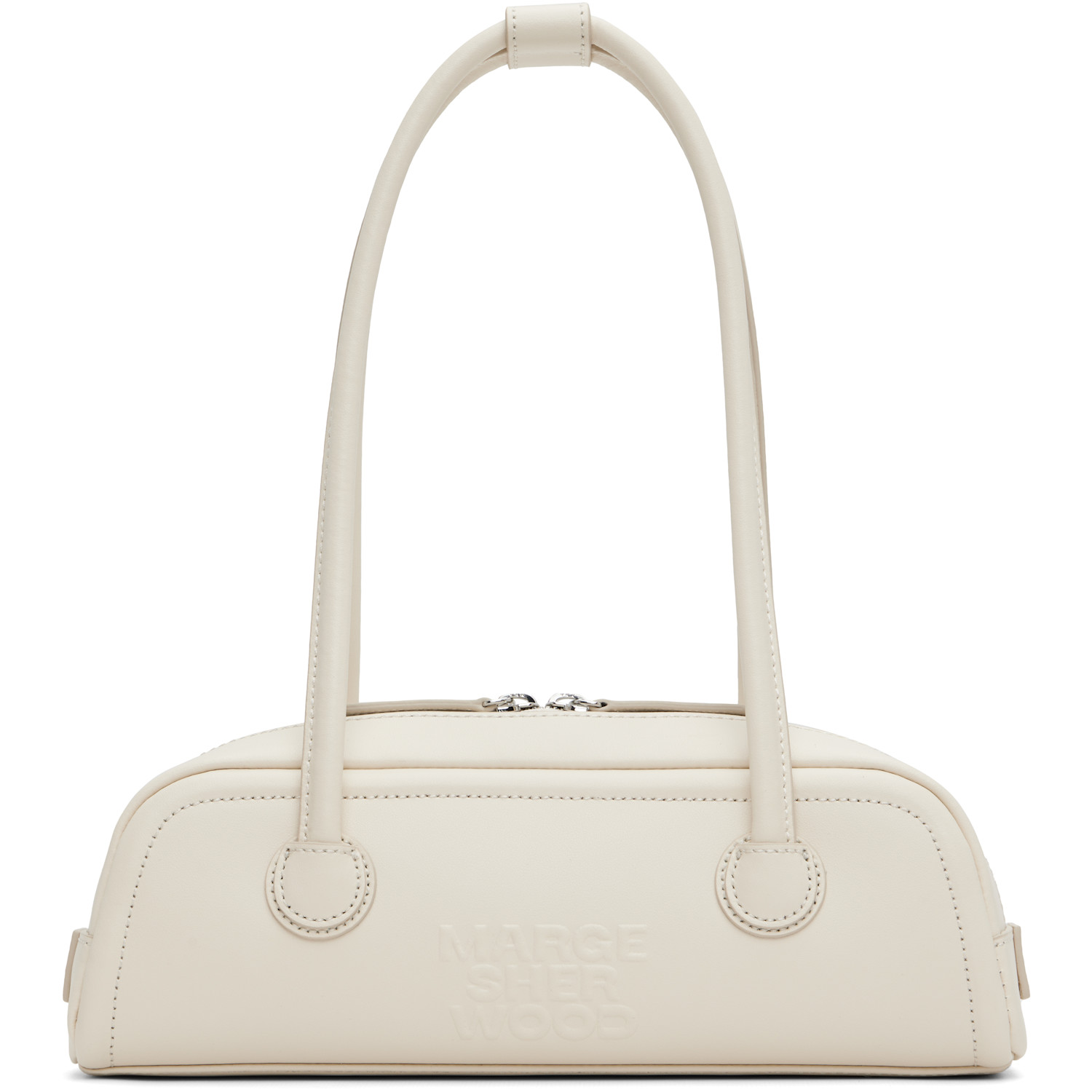 MARGESHERWOOD White Soft Boston EW Mini Bag