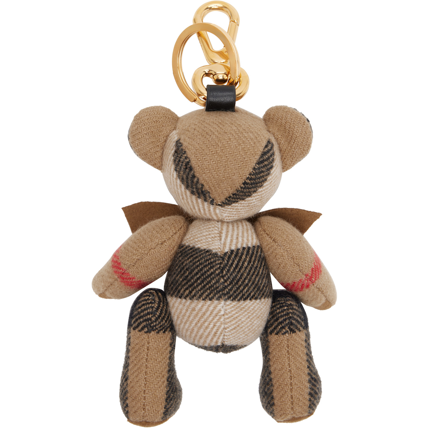  Burberry Brown Thomas Bear Charm Keychain 