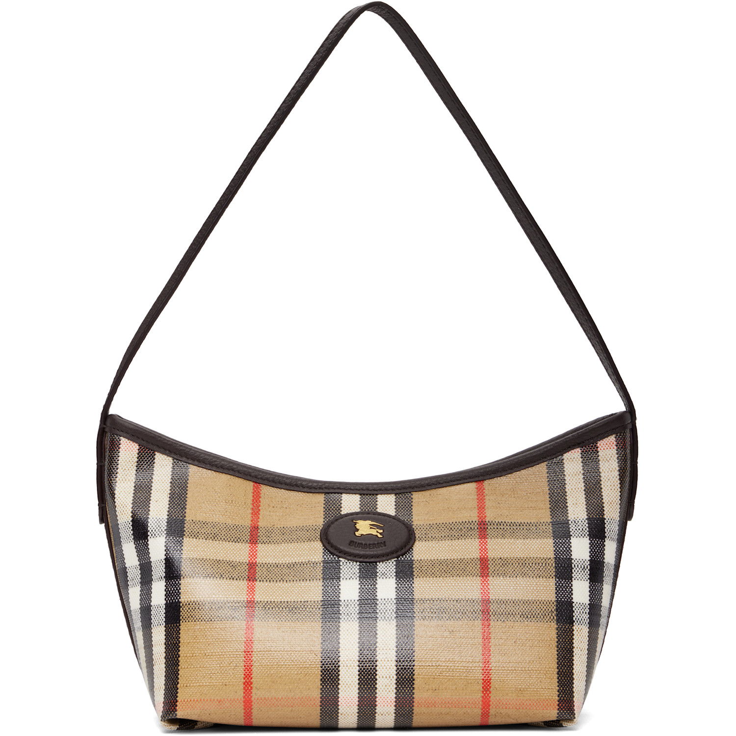 Burberry Beige Mini Highlands Shoulder Bag​