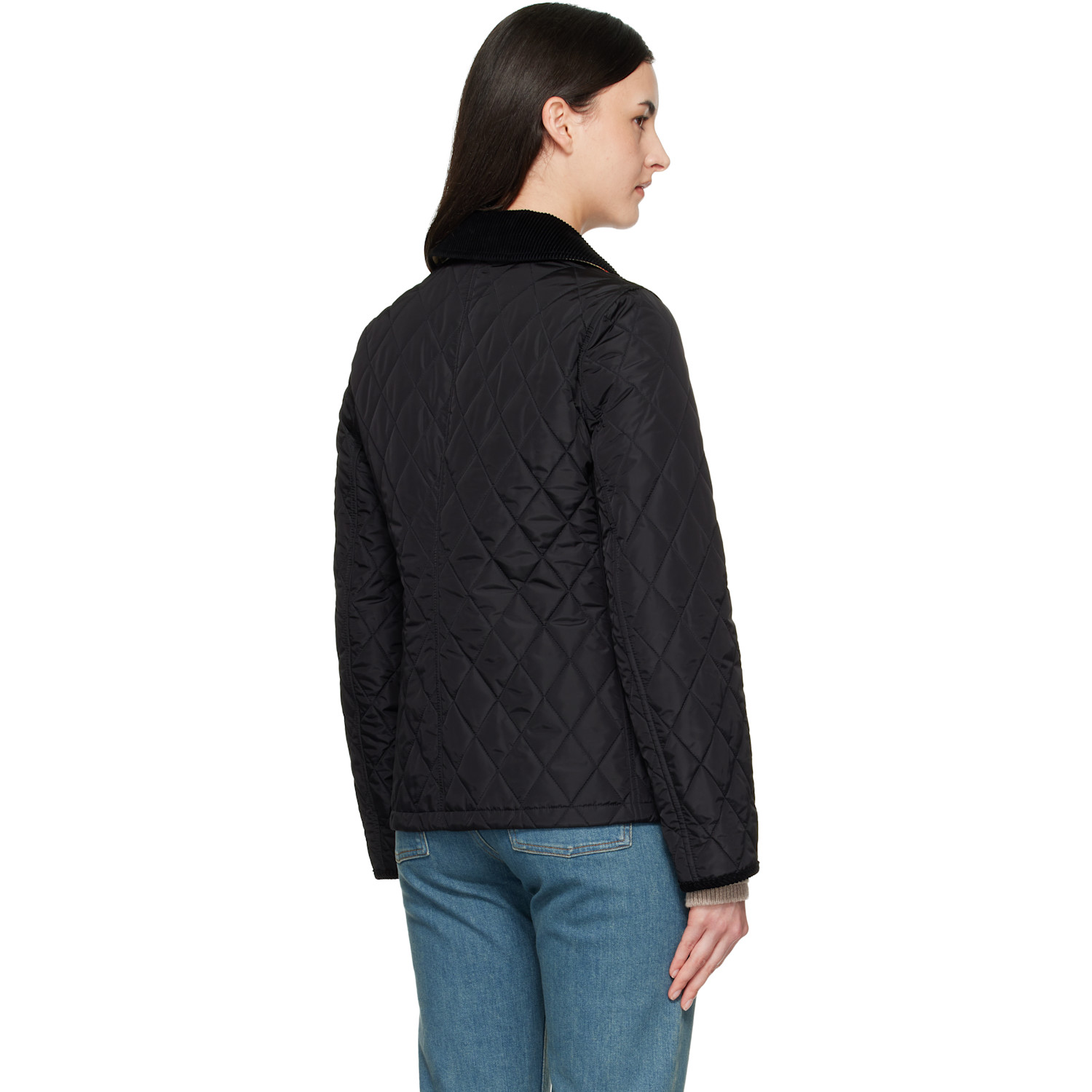 Burberry Black Quilted Nylon Jacket 