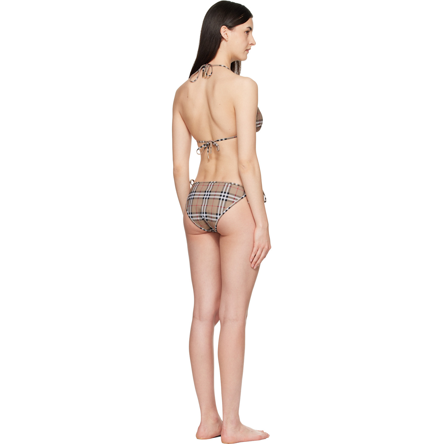  Burberry Beige Check Bikini 