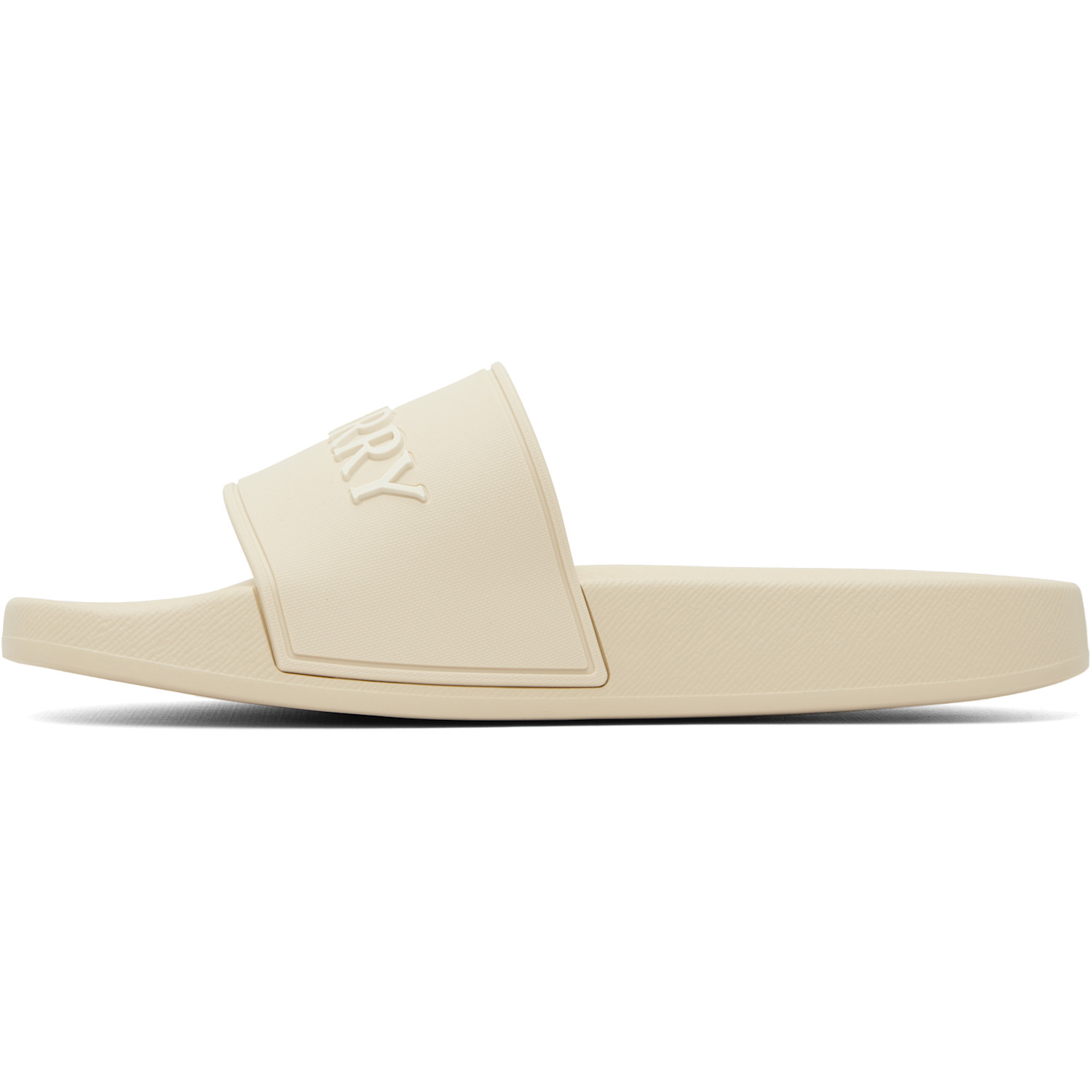  Burberry Off-white Logo Slides 