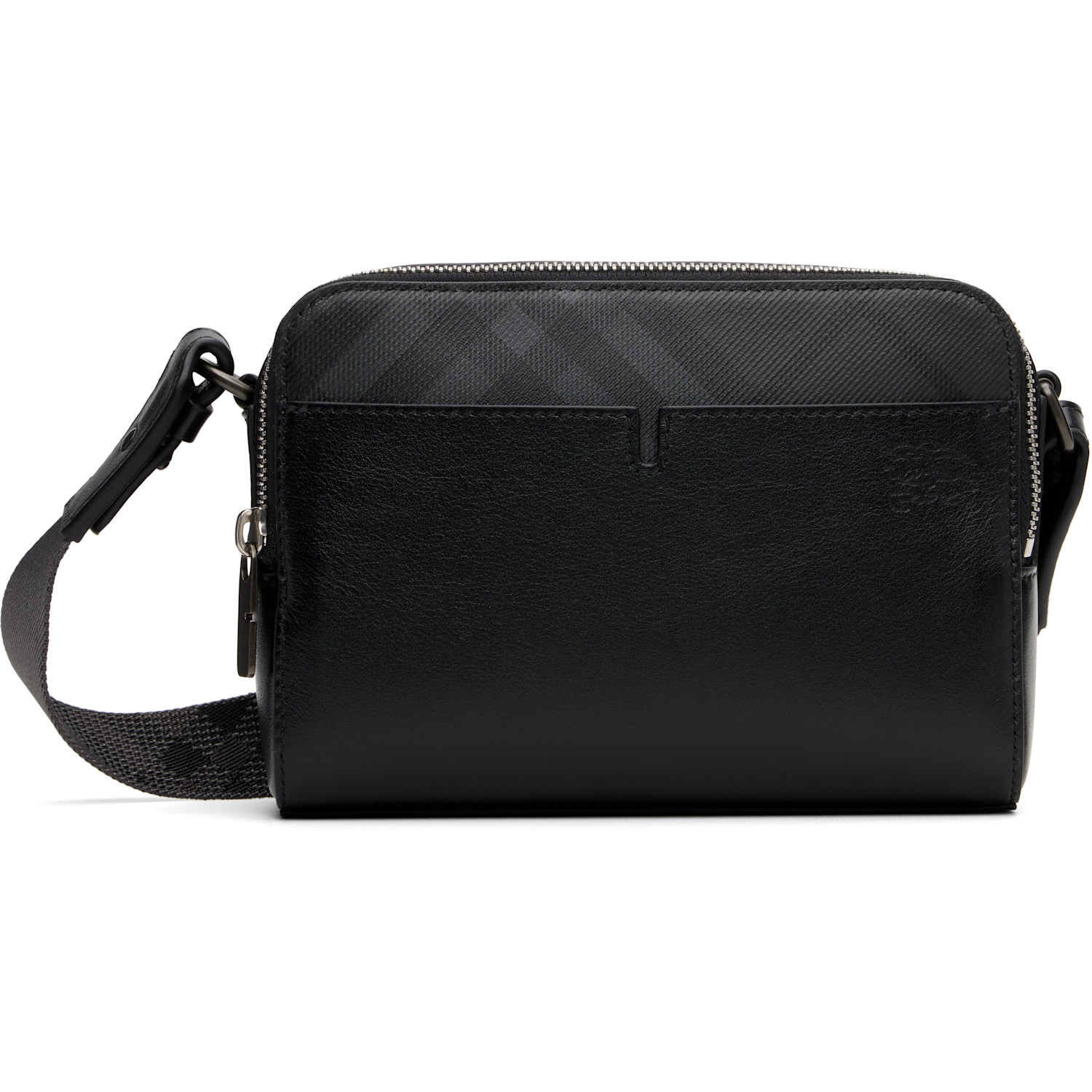 Burberry Black Pop Check Crossbody Bag