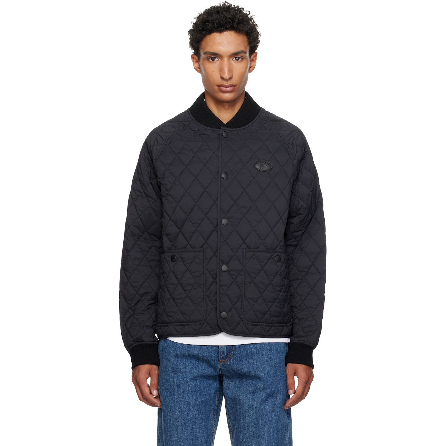 Burberry Black Quilted Nylon Jacket