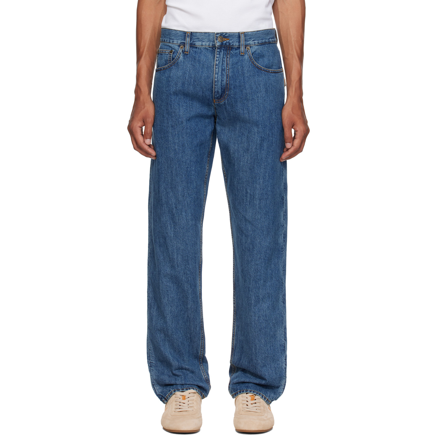 Burberry Blue Straight Jeans