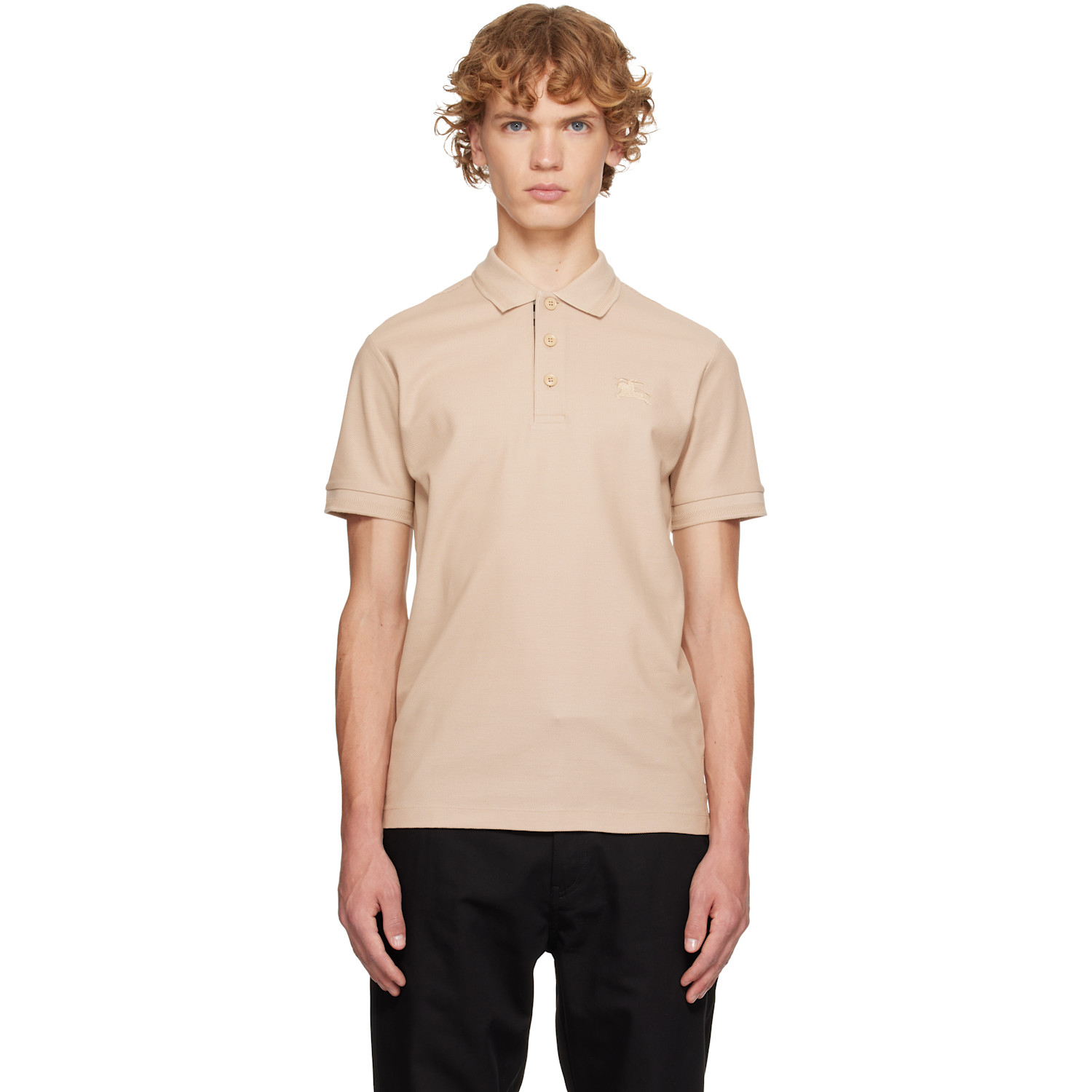 Burberry Beige Cotton Polo