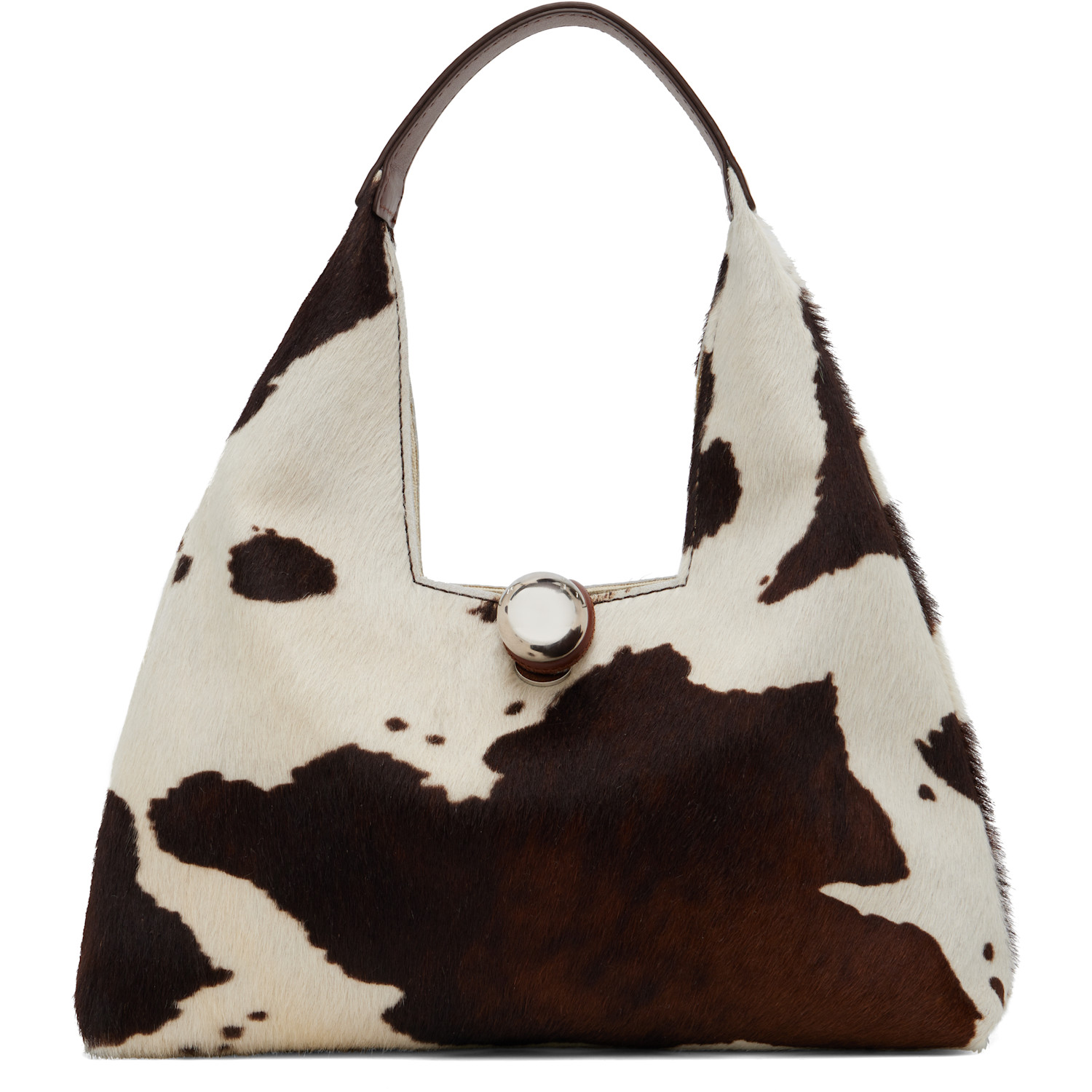 Marni Brown & Off-White Trapeze Mini Bag