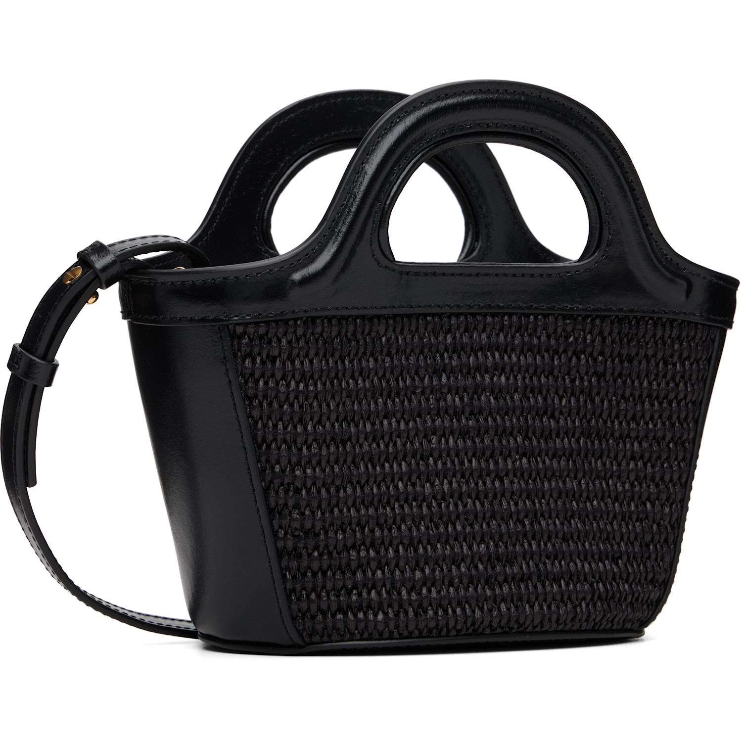  Marni Black Tropicalia Micro Tote 