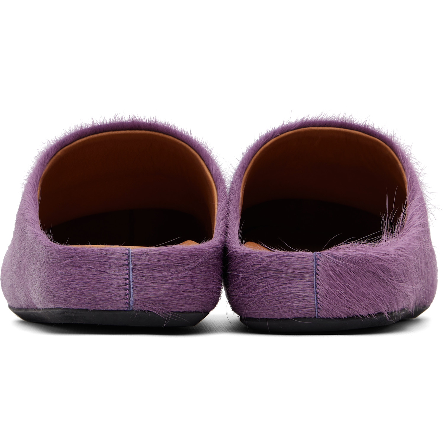  Marni Purple Fussbett Sabot Slip-on Loafers 