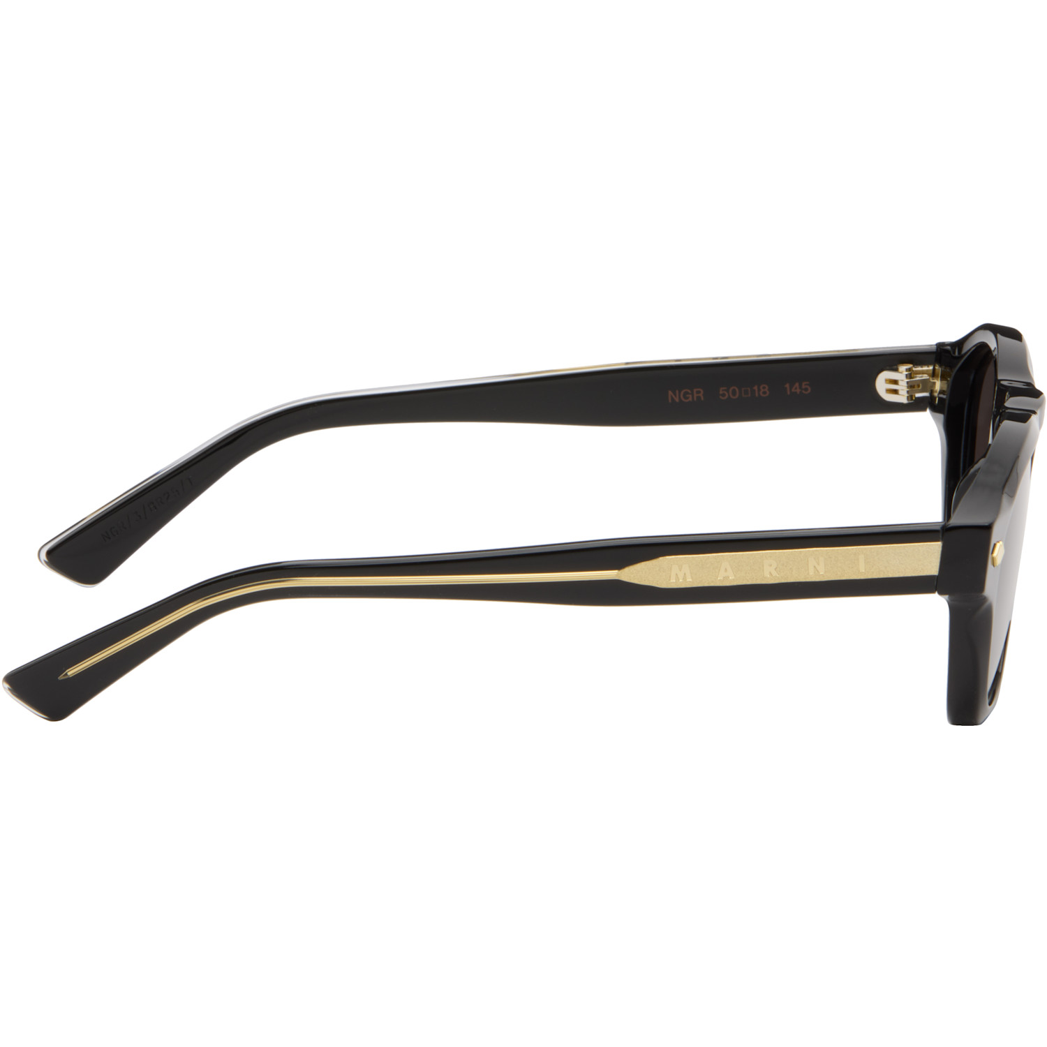  Marni Black Yunari Sunglasses 