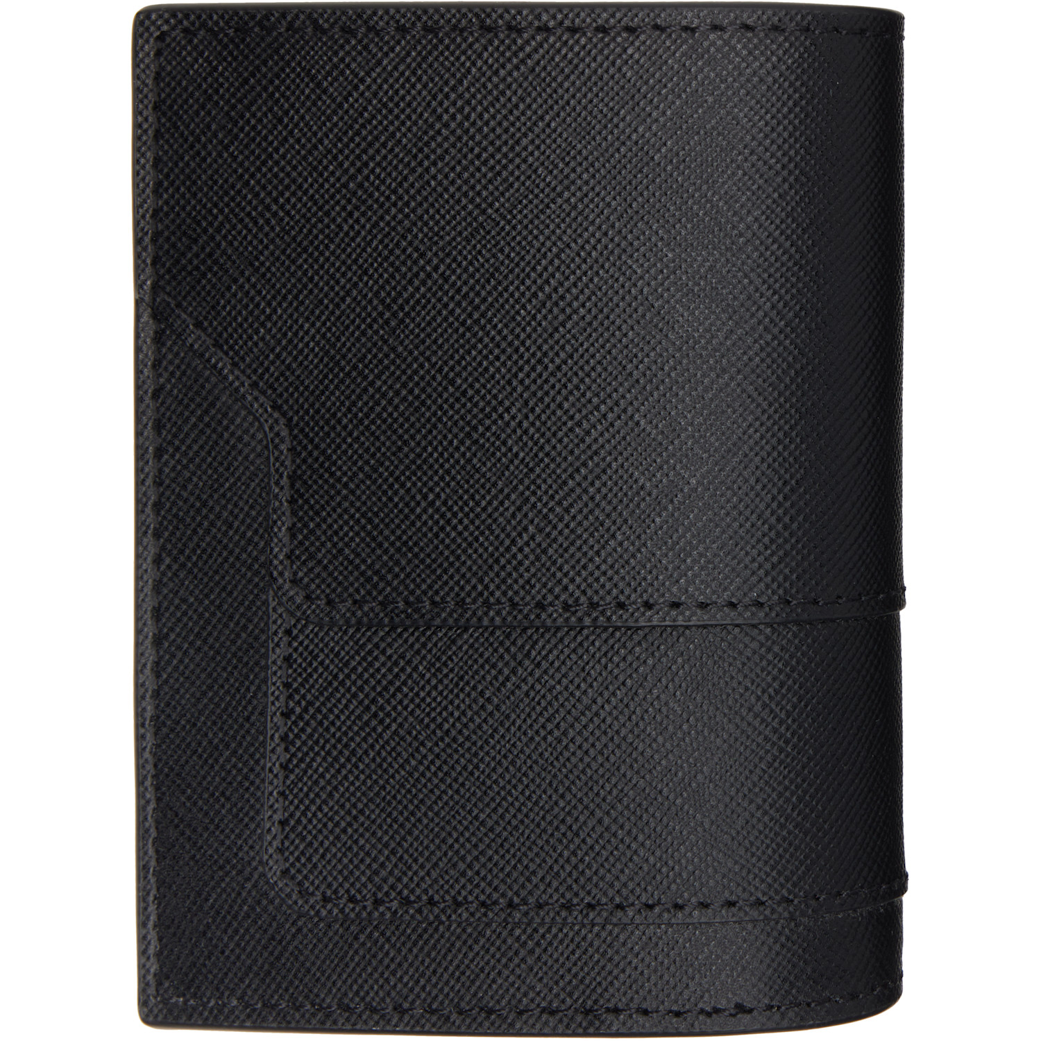  Marni Black Saffiano Leather Bi-fold Wallet 